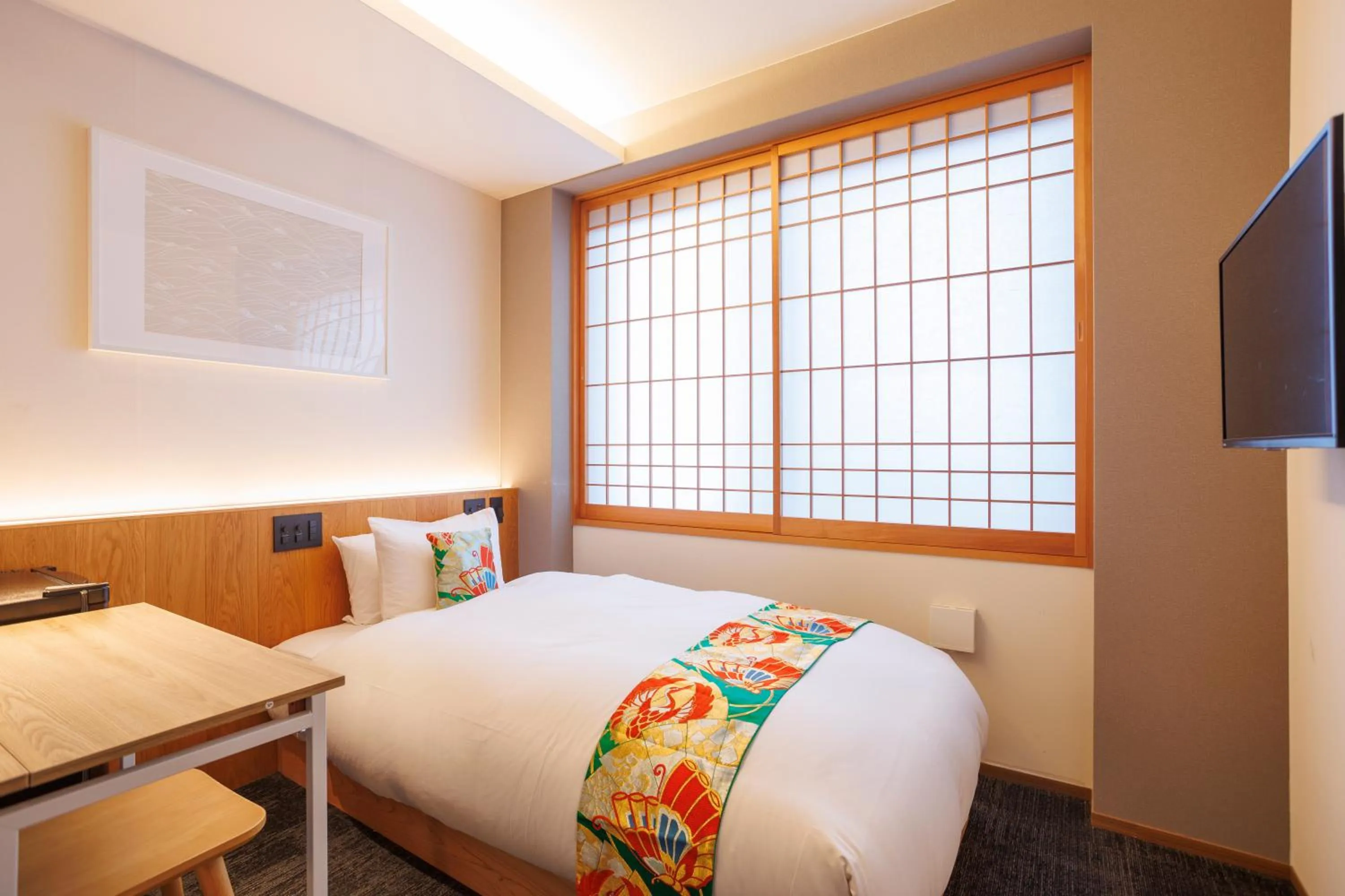 Bed in Hotel Ethnography Kiyomizu Gojo