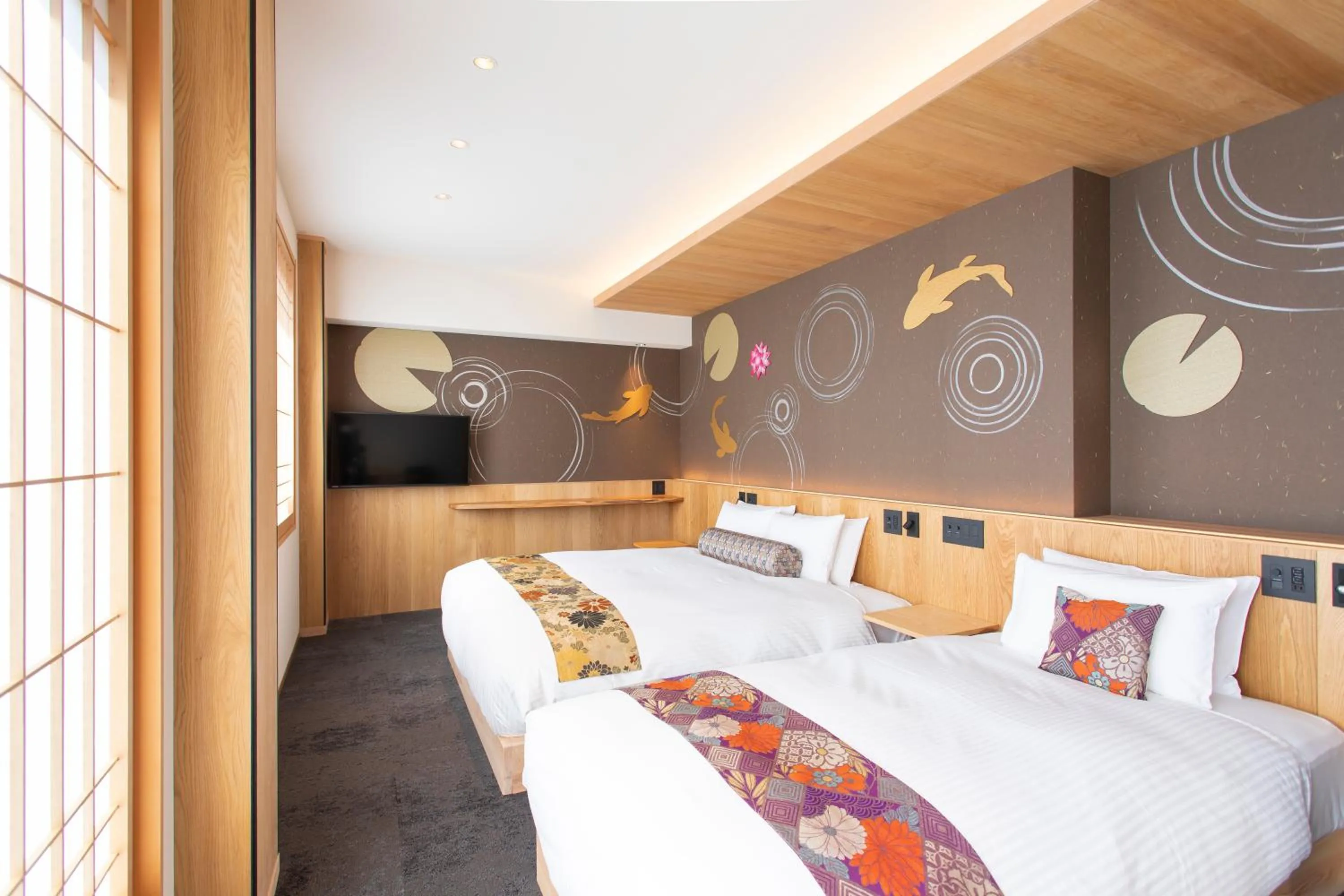 Bed in Hotel Ethnography Kiyomizu Gojo