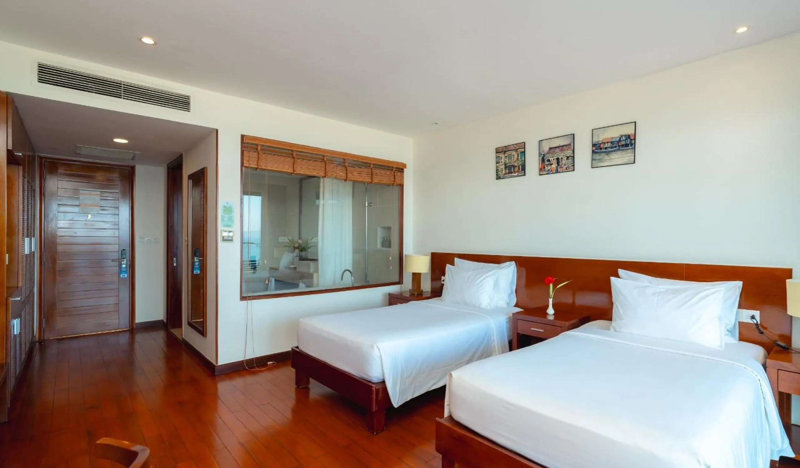 Bathroom, Bed in Cam Ranh Riviera Beach Resort & Spa