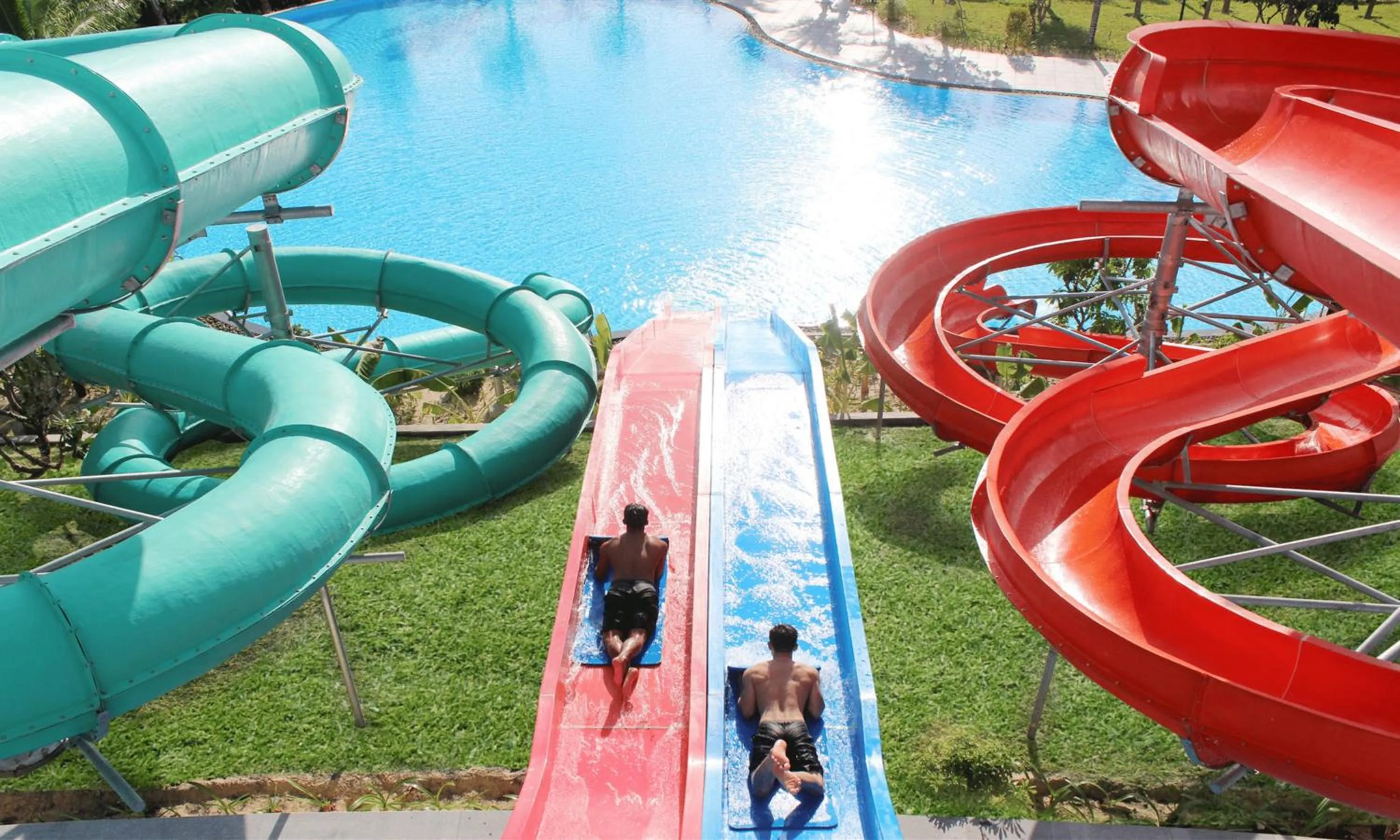 Aqua park in Cam Ranh Riviera Beach Resort & Spa