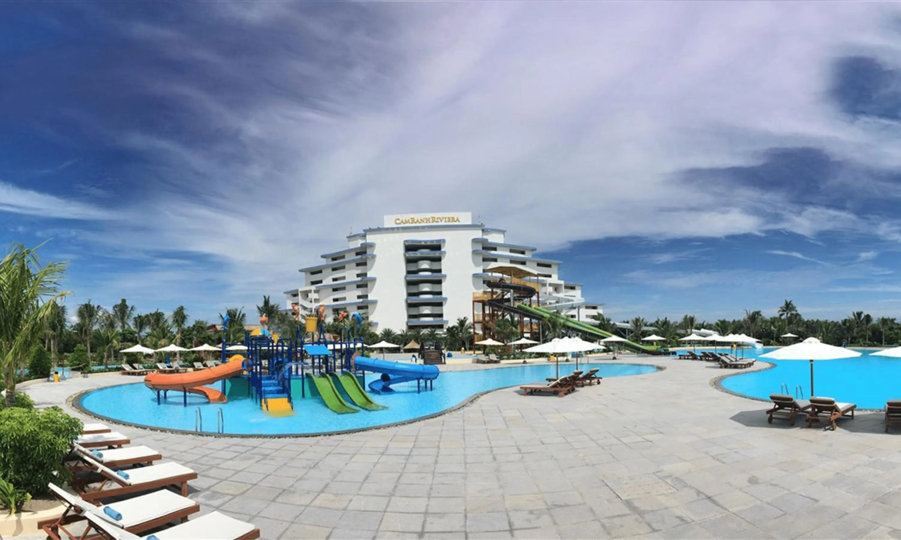 Aqua park in Cam Ranh Riviera Beach Resort & Spa