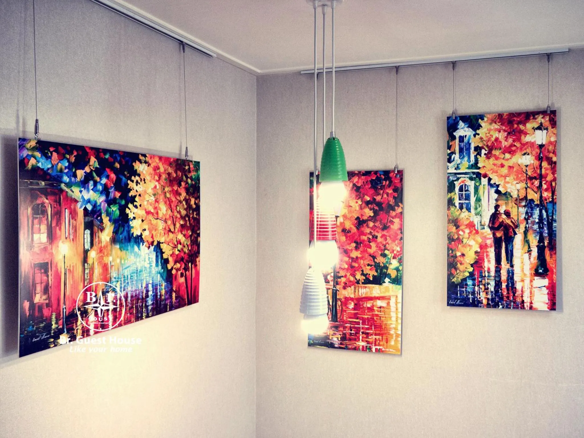 Decorative detail in Br. Guesthouse Hongdae