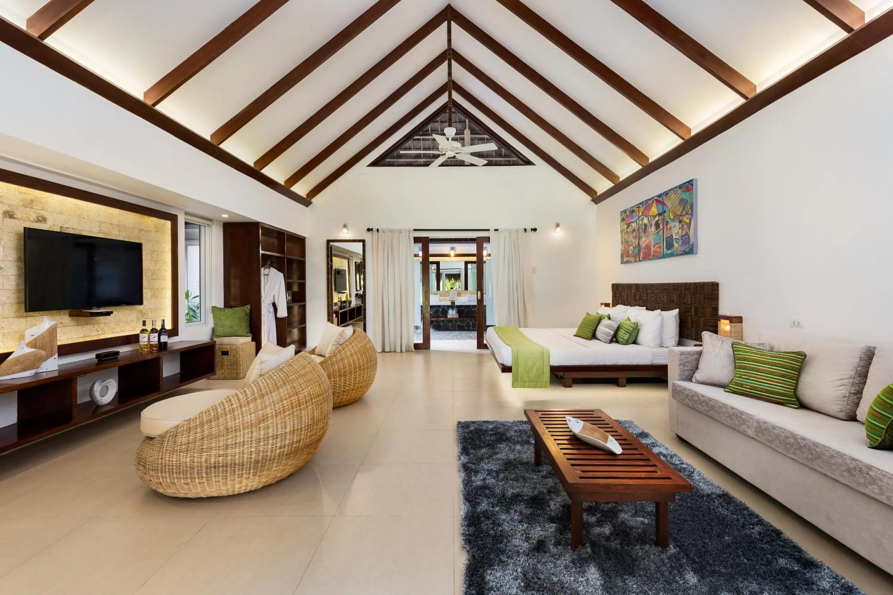 Seating area in Atmosphere Resorts & Spa