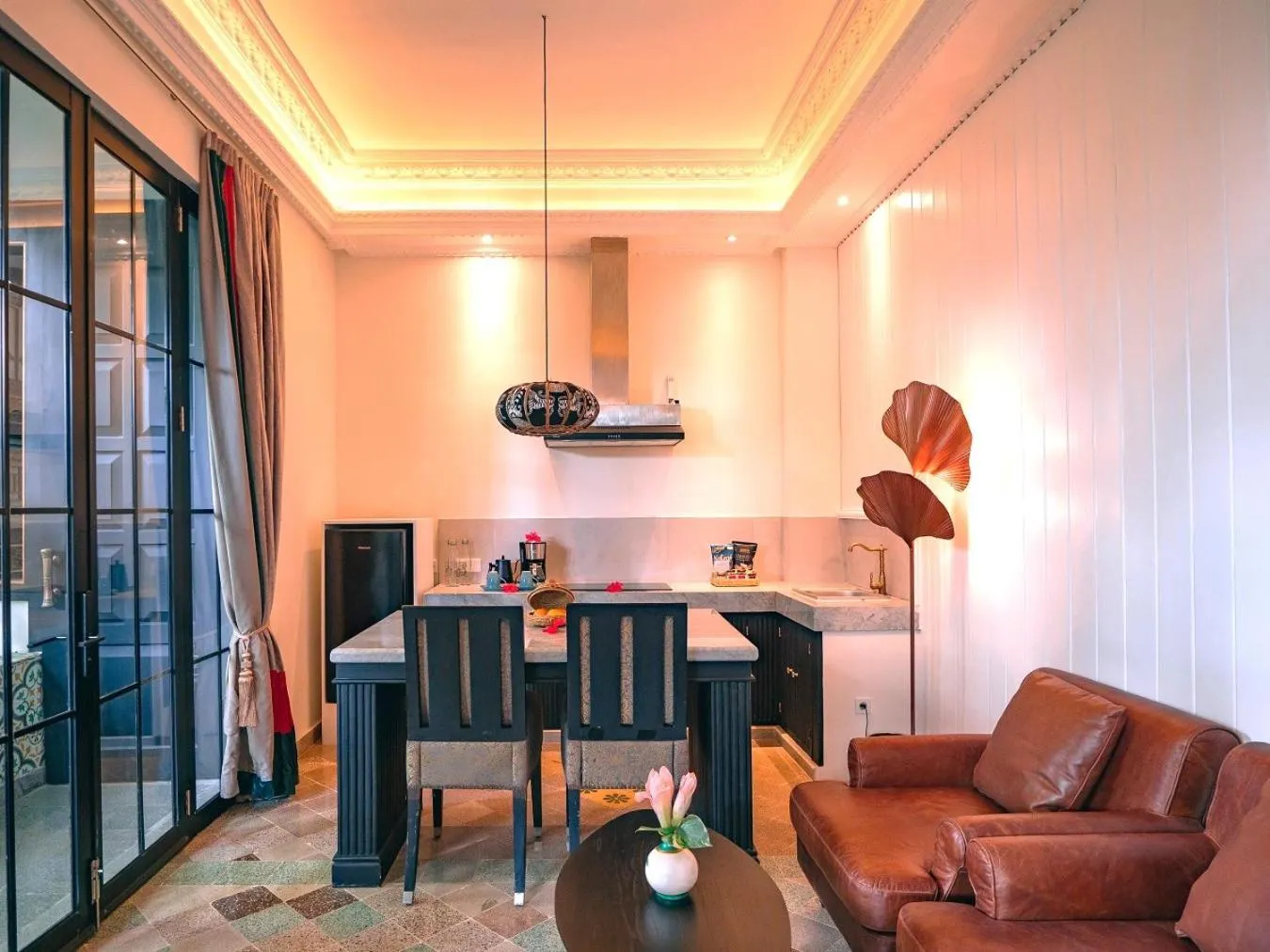 Seating area in House of Tugu, Old Town Jakarta