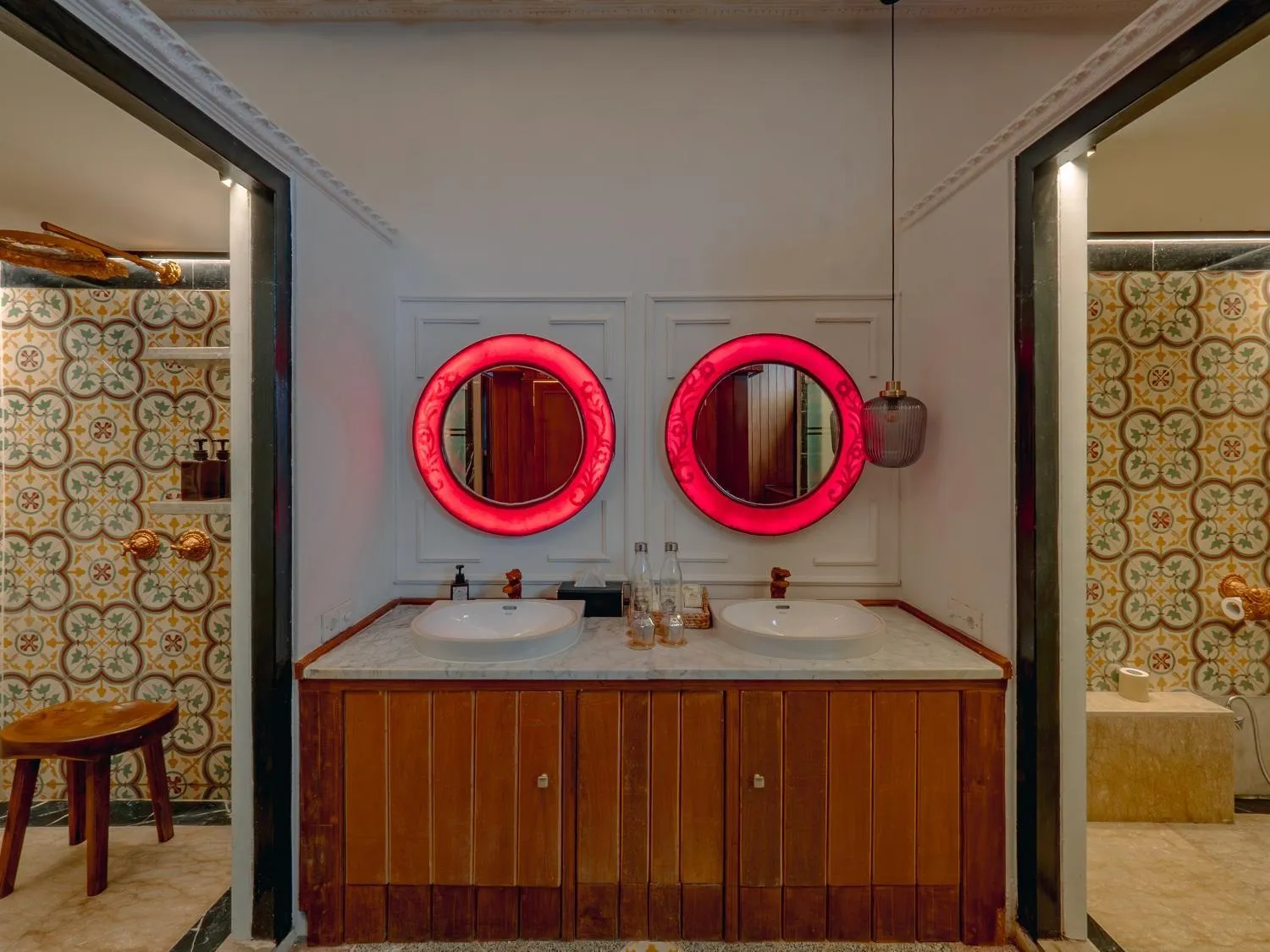 Bathroom in House of Tugu, Old Town Jakarta