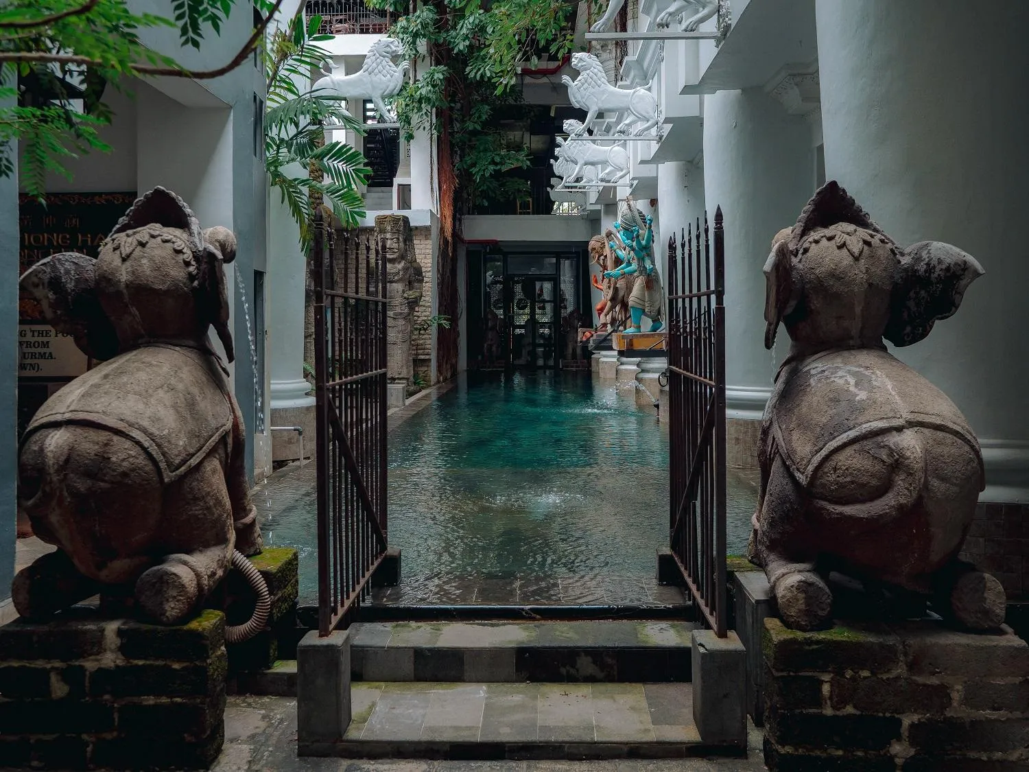 Swimming pool in House of Tugu, Old Town Jakarta