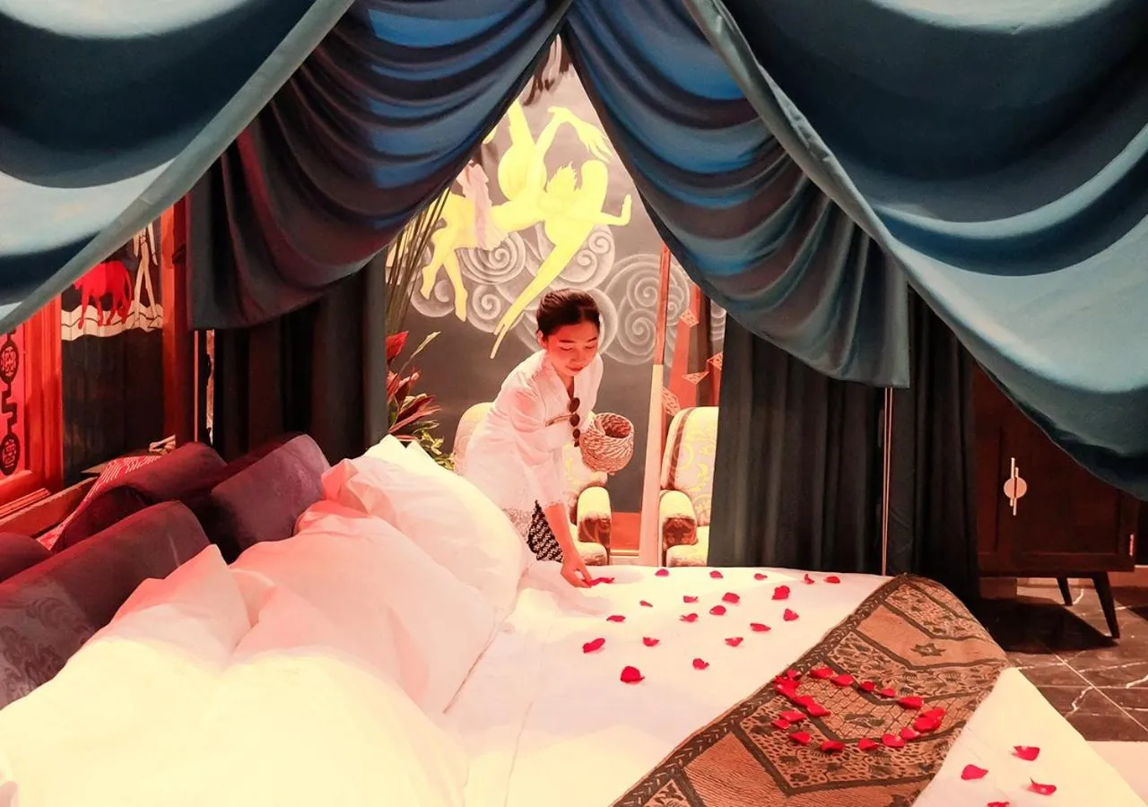 Bed in House of Tugu, Old Town Jakarta