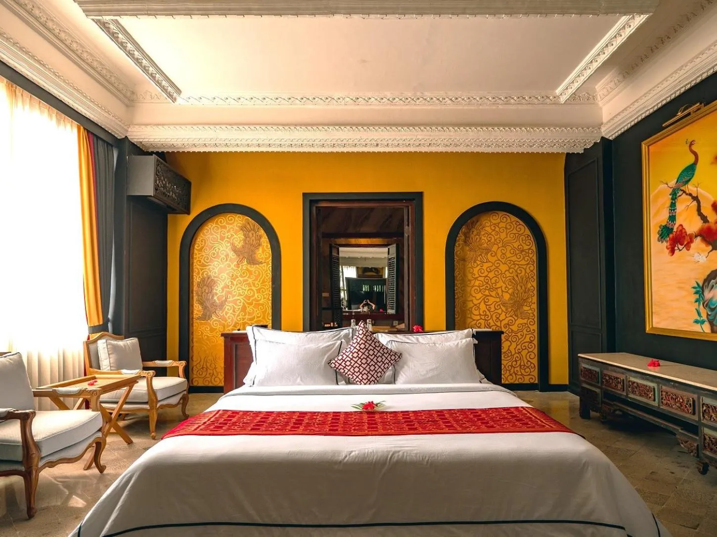 Bedroom, Bed in House of Tugu, Old Town Jakarta