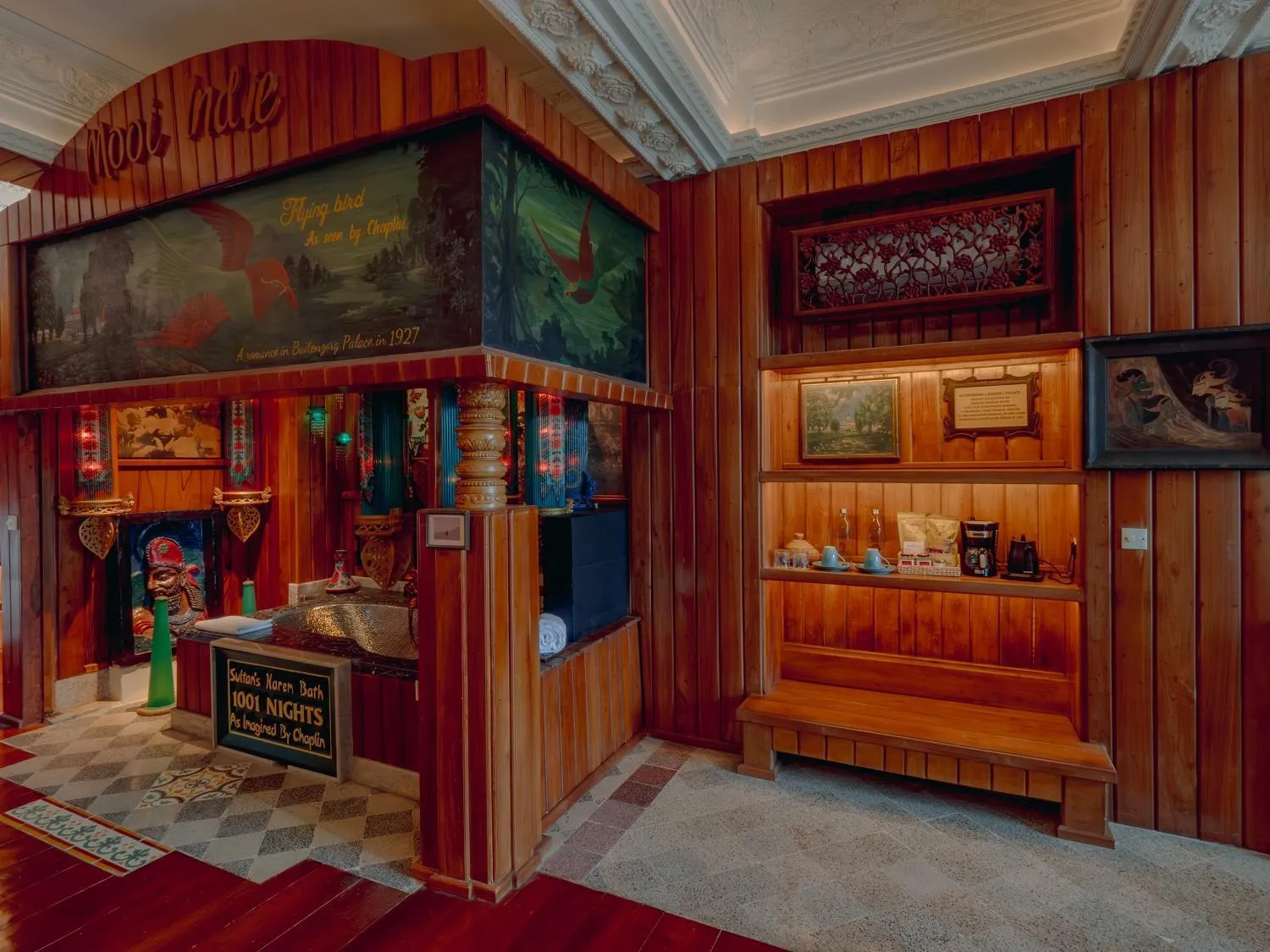 Bathroom in House of Tugu, Old Town Jakarta