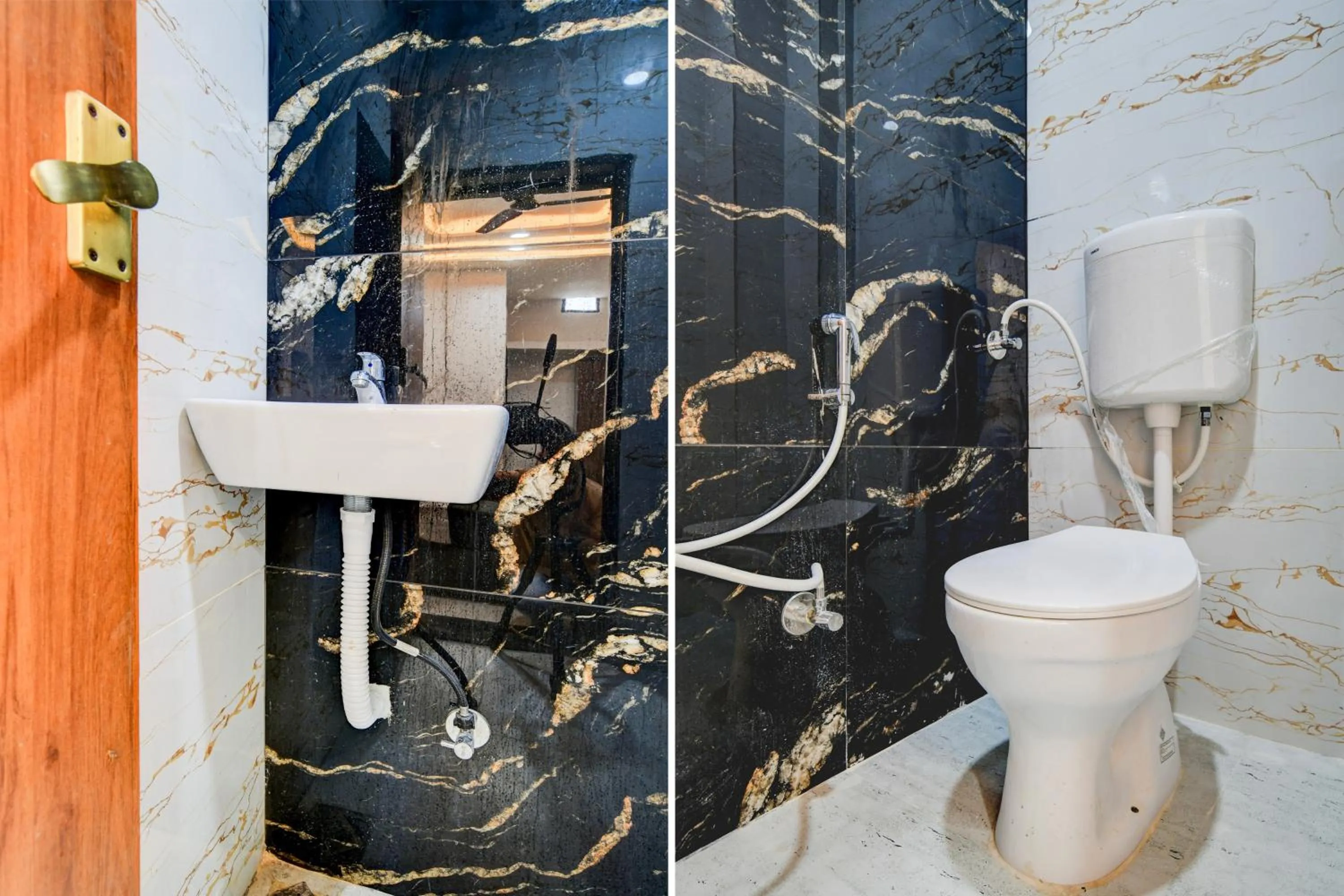 Bathroom in Hotel O D.V Near Medanta Hospital Indore