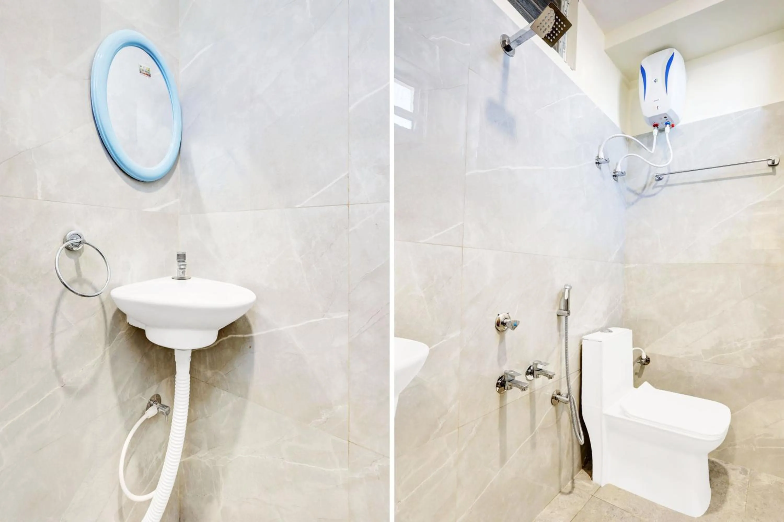 Bathroom in Super Hotel O Vizianagaram Near Railway Station