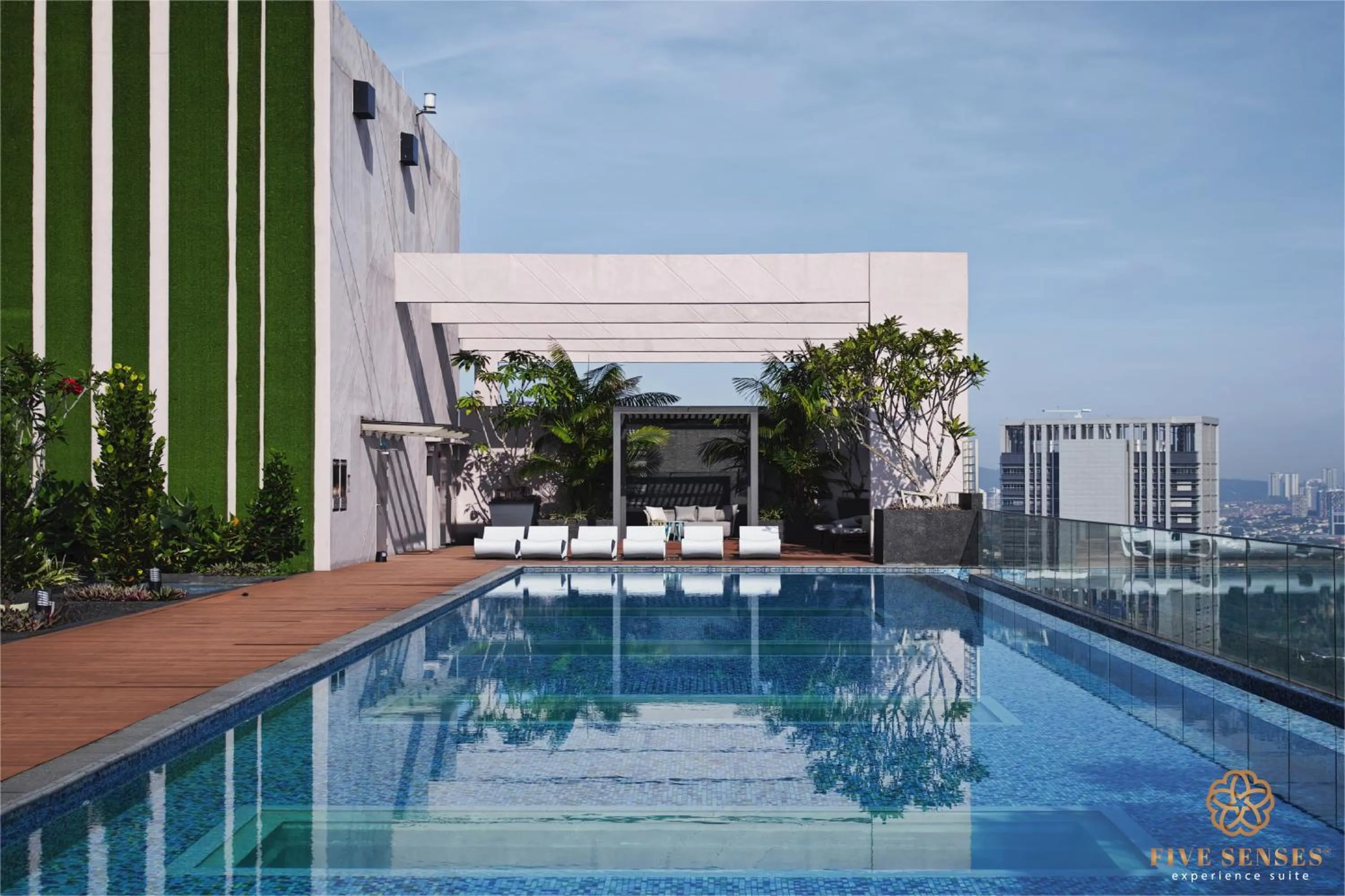 Pool view in Riveria Premium Kuala Lumpur, Roam