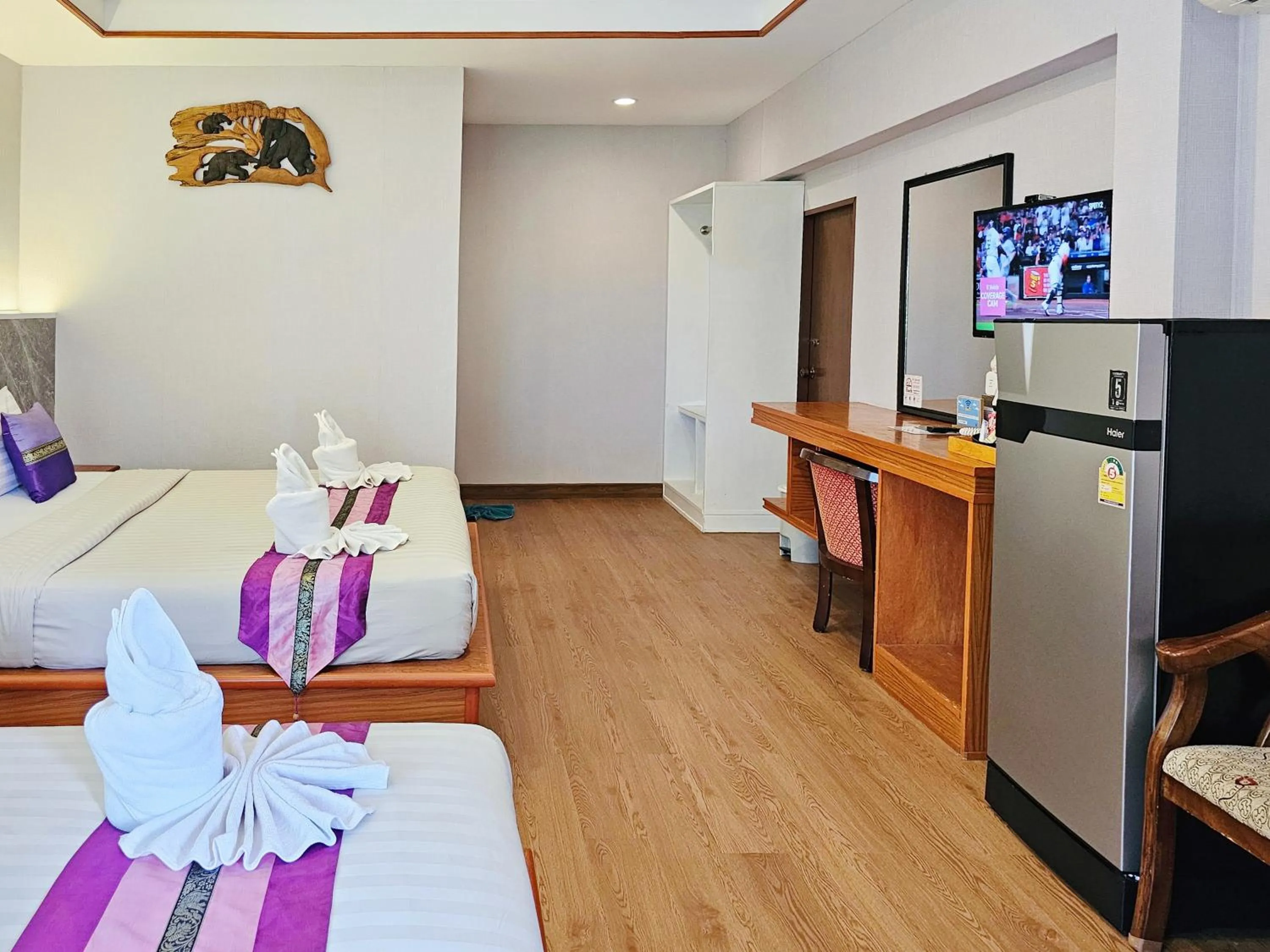 TV and multimedia, Bed in Phaithong Sotel Resort