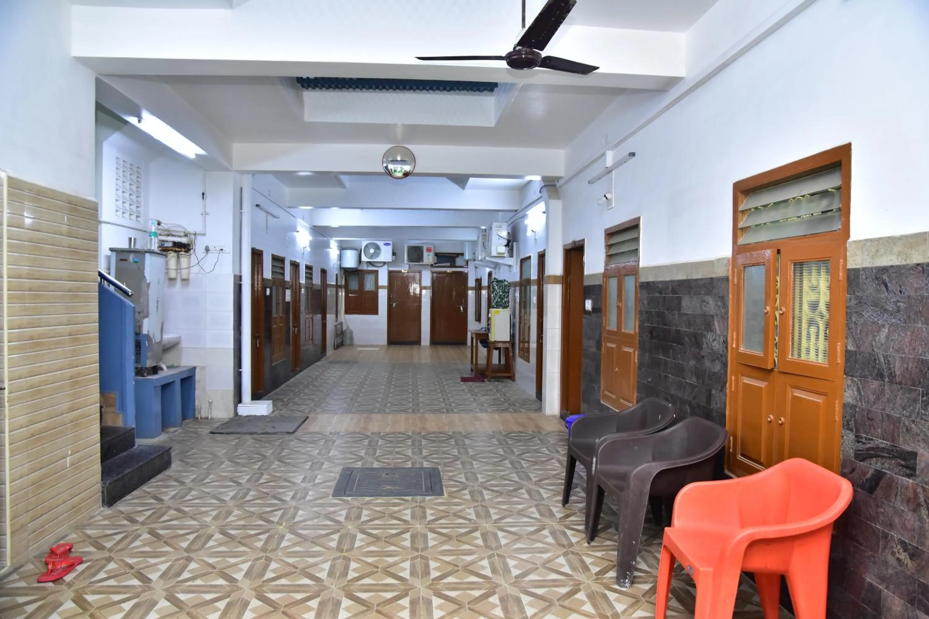 Lobby or reception in Sri Tirumalaa Hotel