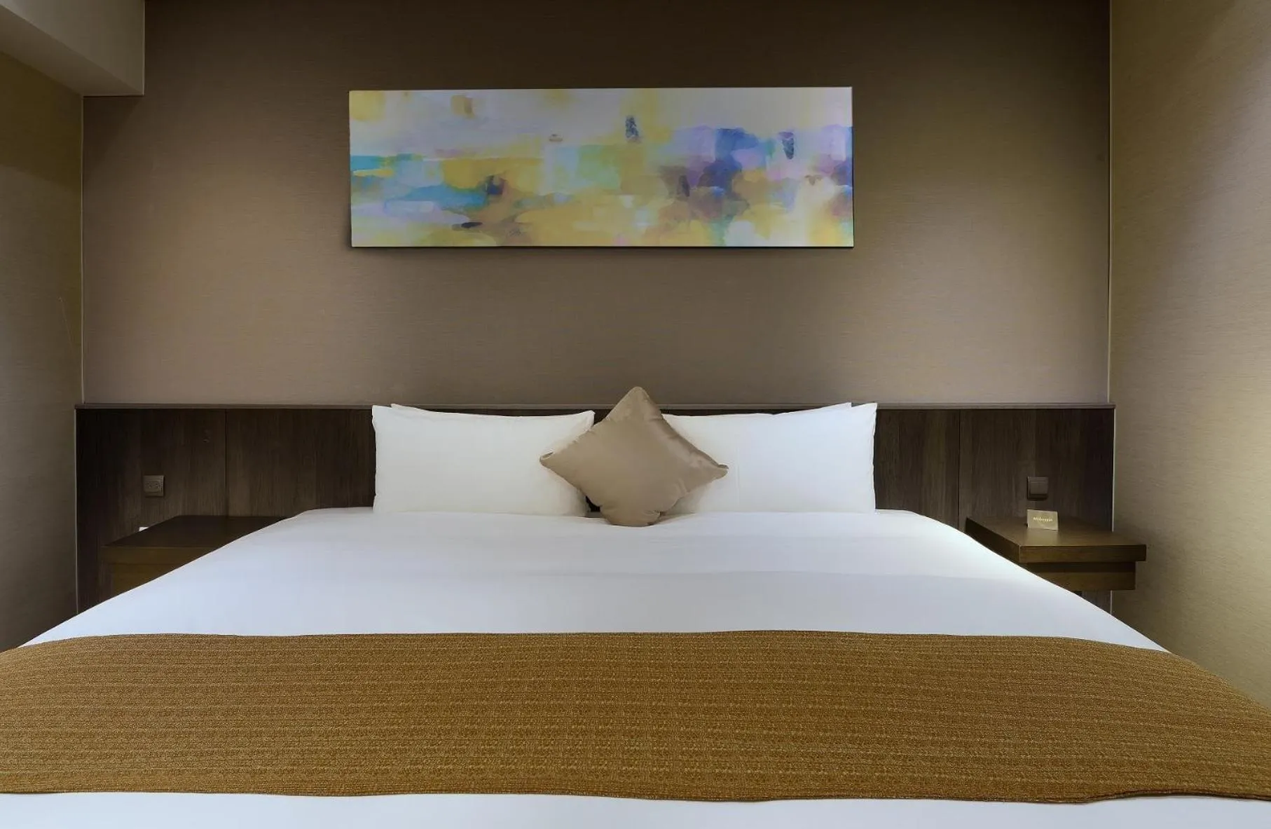 Bed in Hualien Holiday Hotel