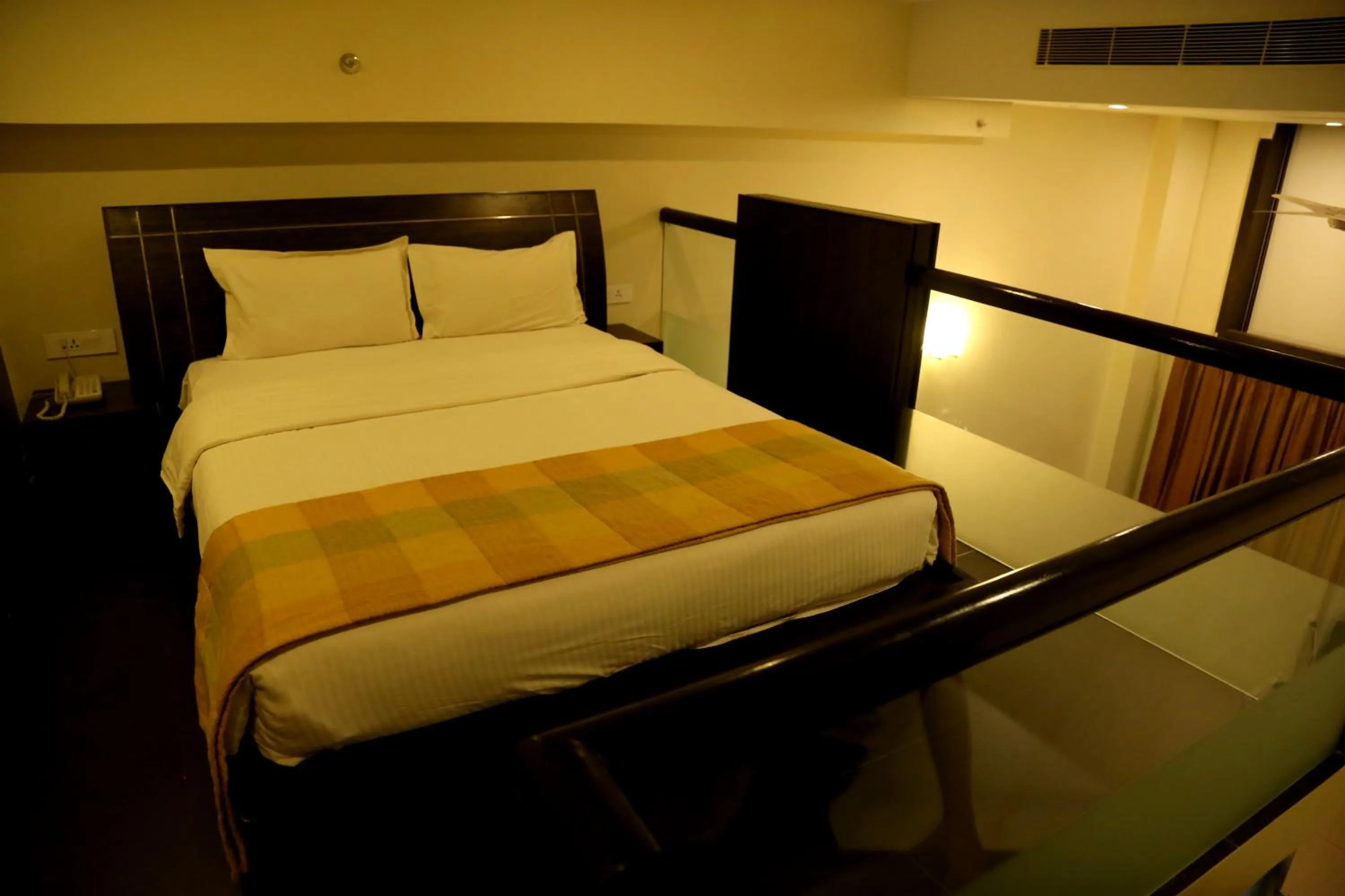 Bed in Hotel Eefa