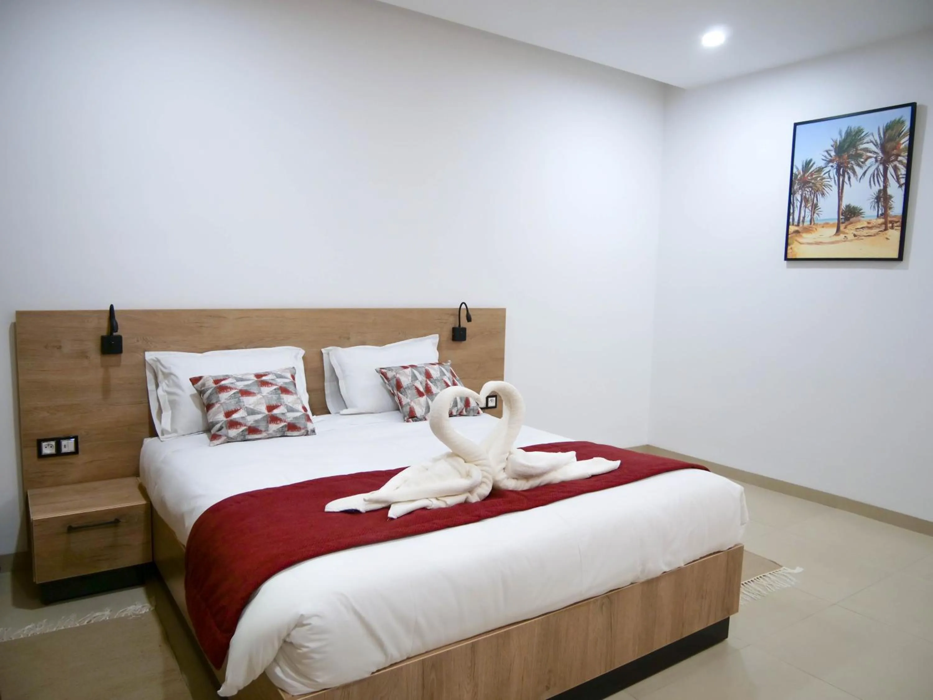 Bed in Hotel Djerba Inn