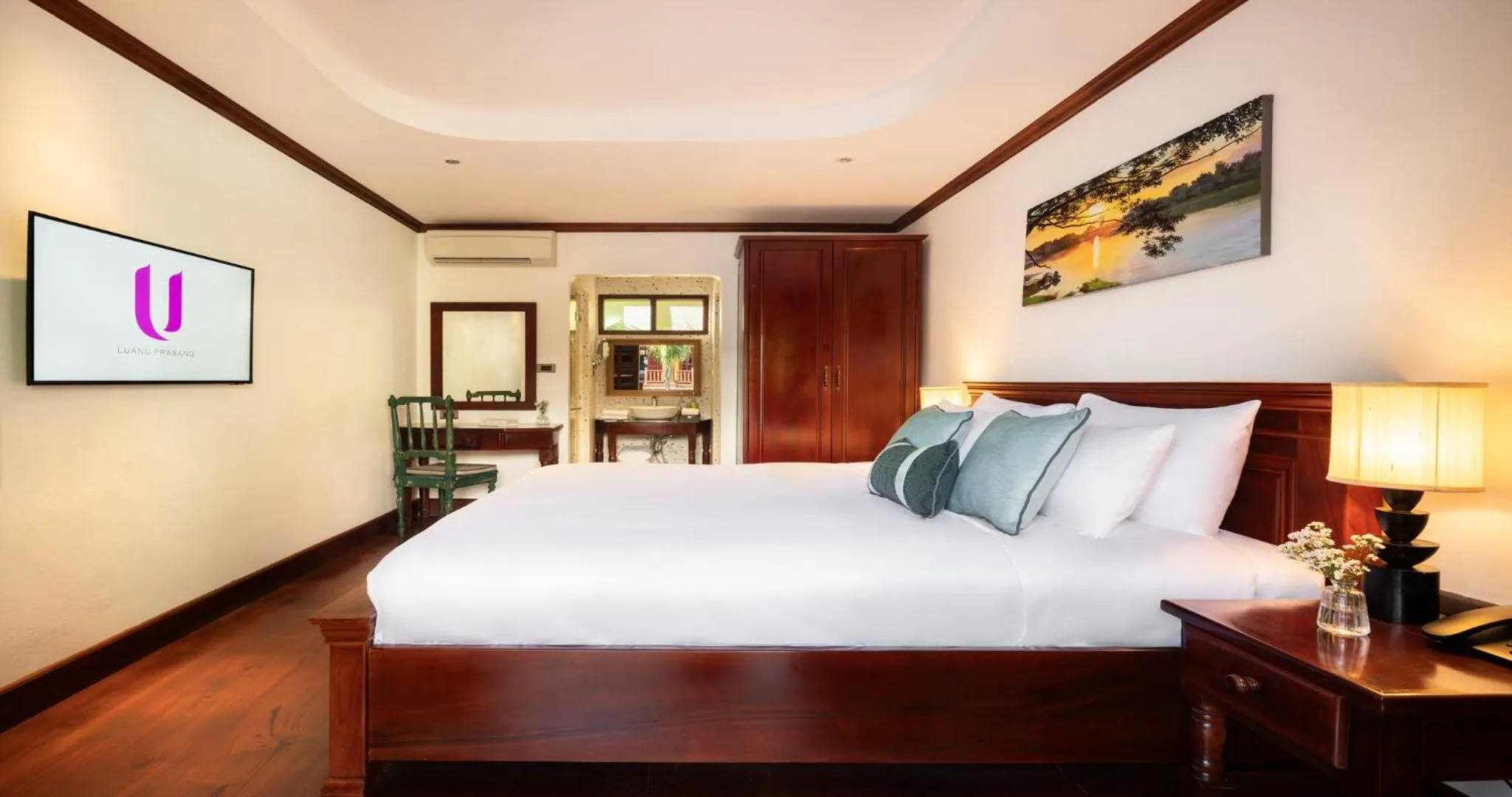 Bedroom, Bed in U Luang Prabang