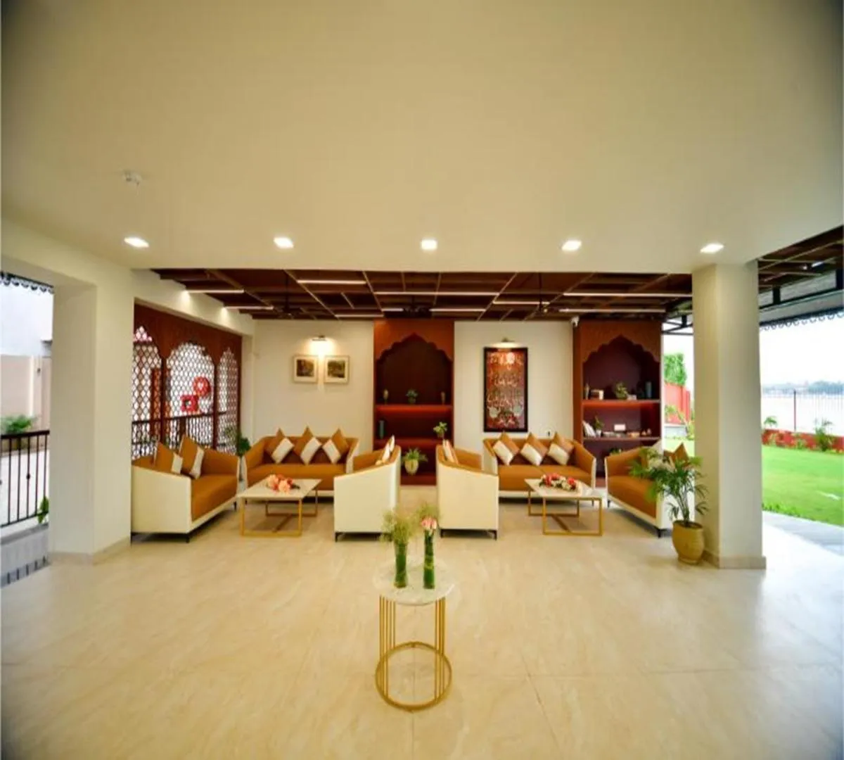 Lobby or reception in Hotel Aviral Ganga