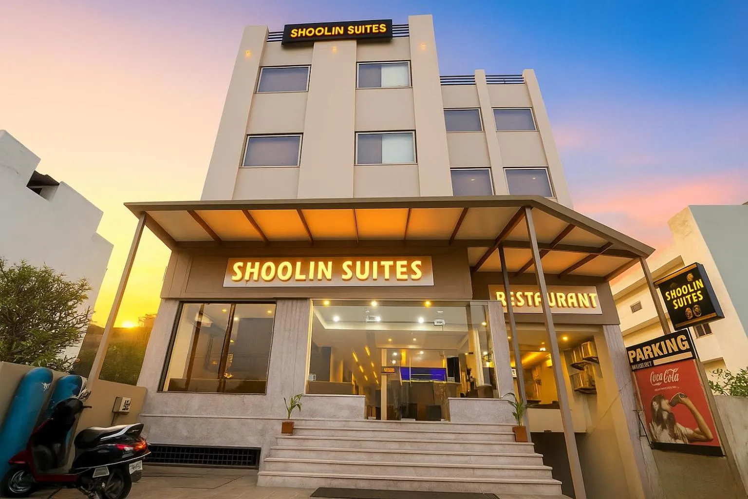 Property building in Hotel Shoolin Suites Boutique Haridwar