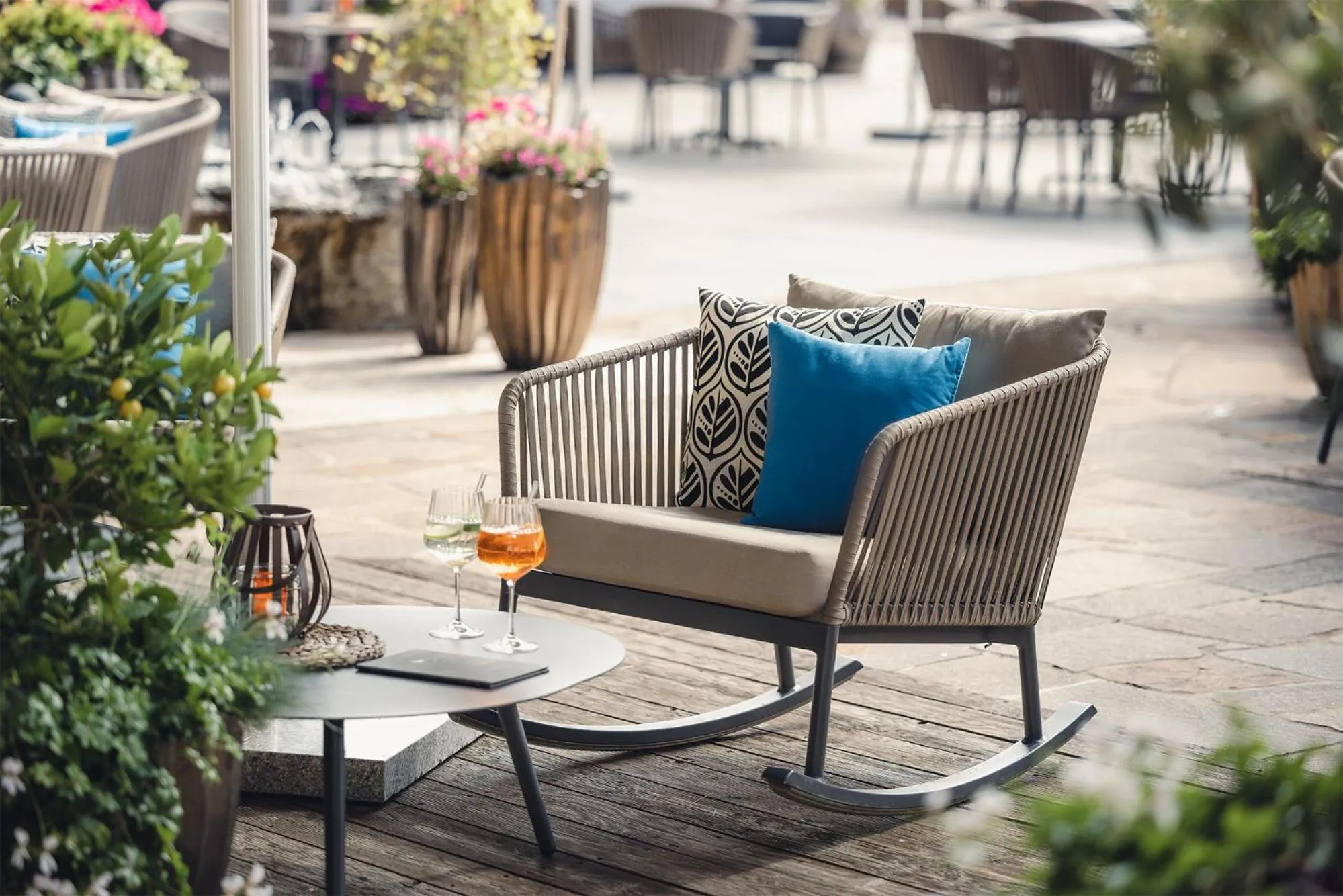 Balcony/Terrace in Hotel Fisserhof