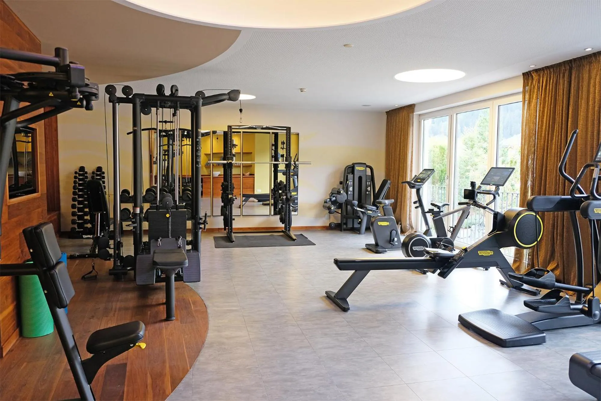 Fitness centre/facilities in Hotel Fisserhof