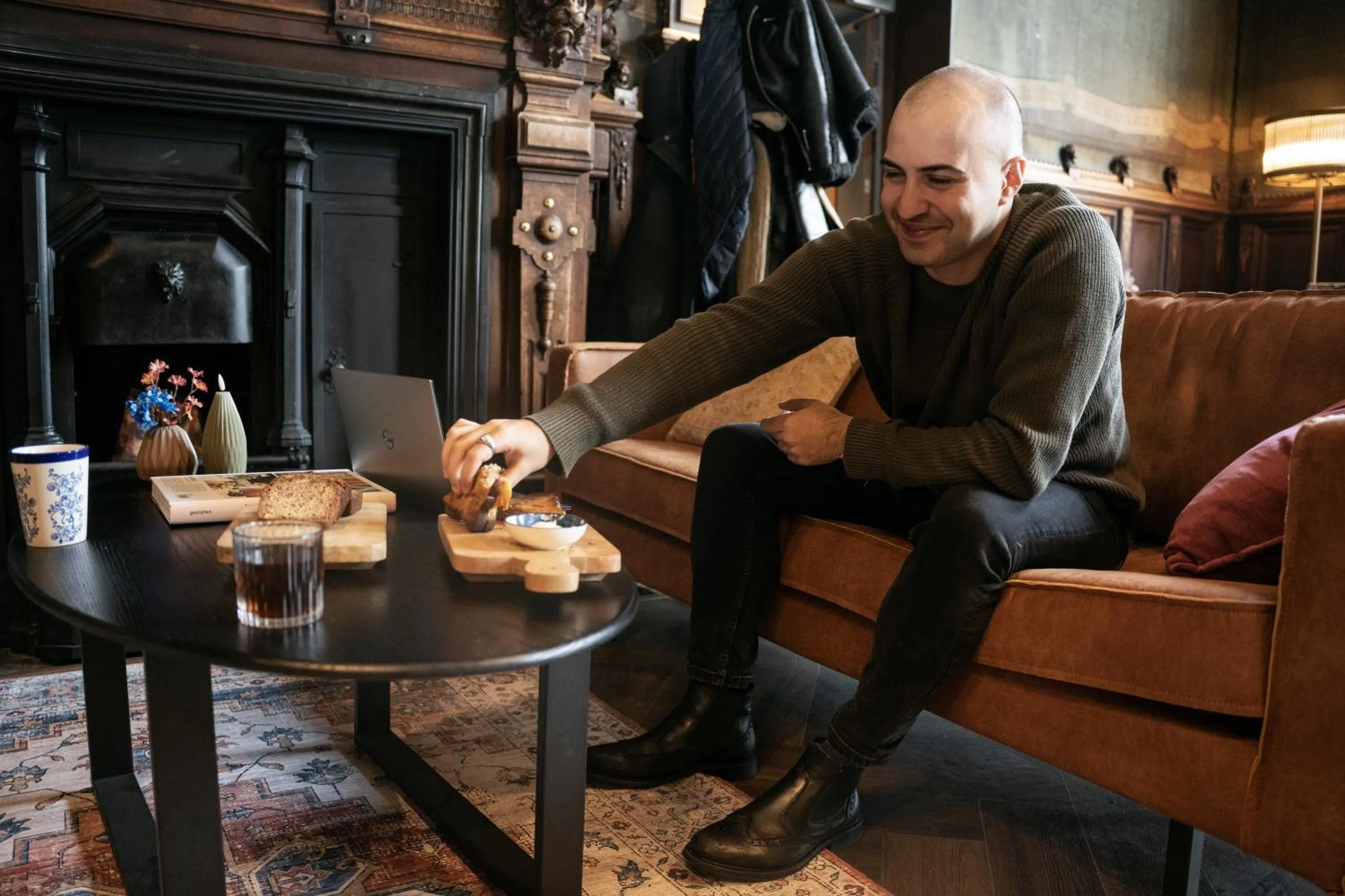 Lobby or reception in The Elephant Hostel