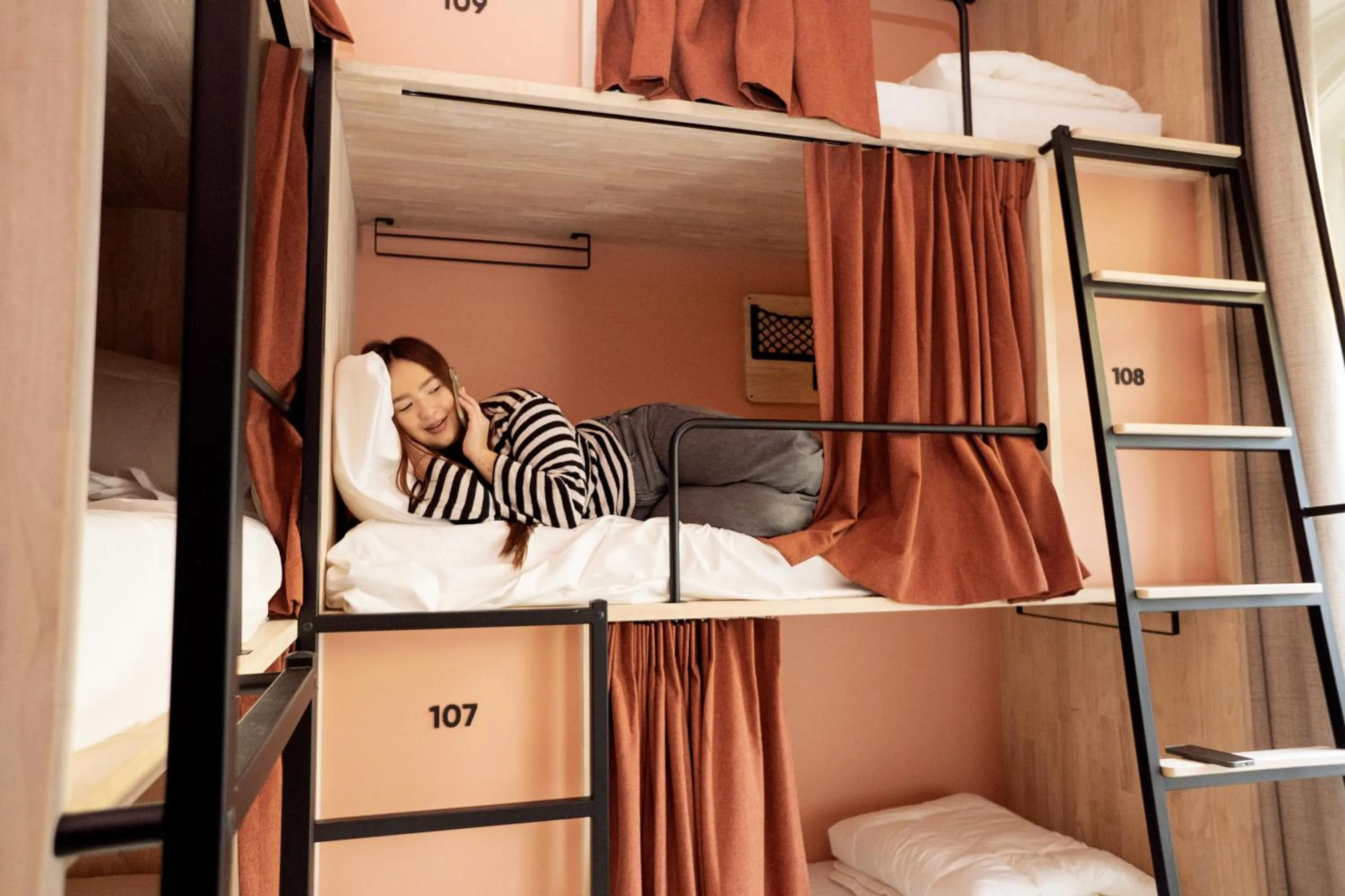 Bed in The Elephant Hostel