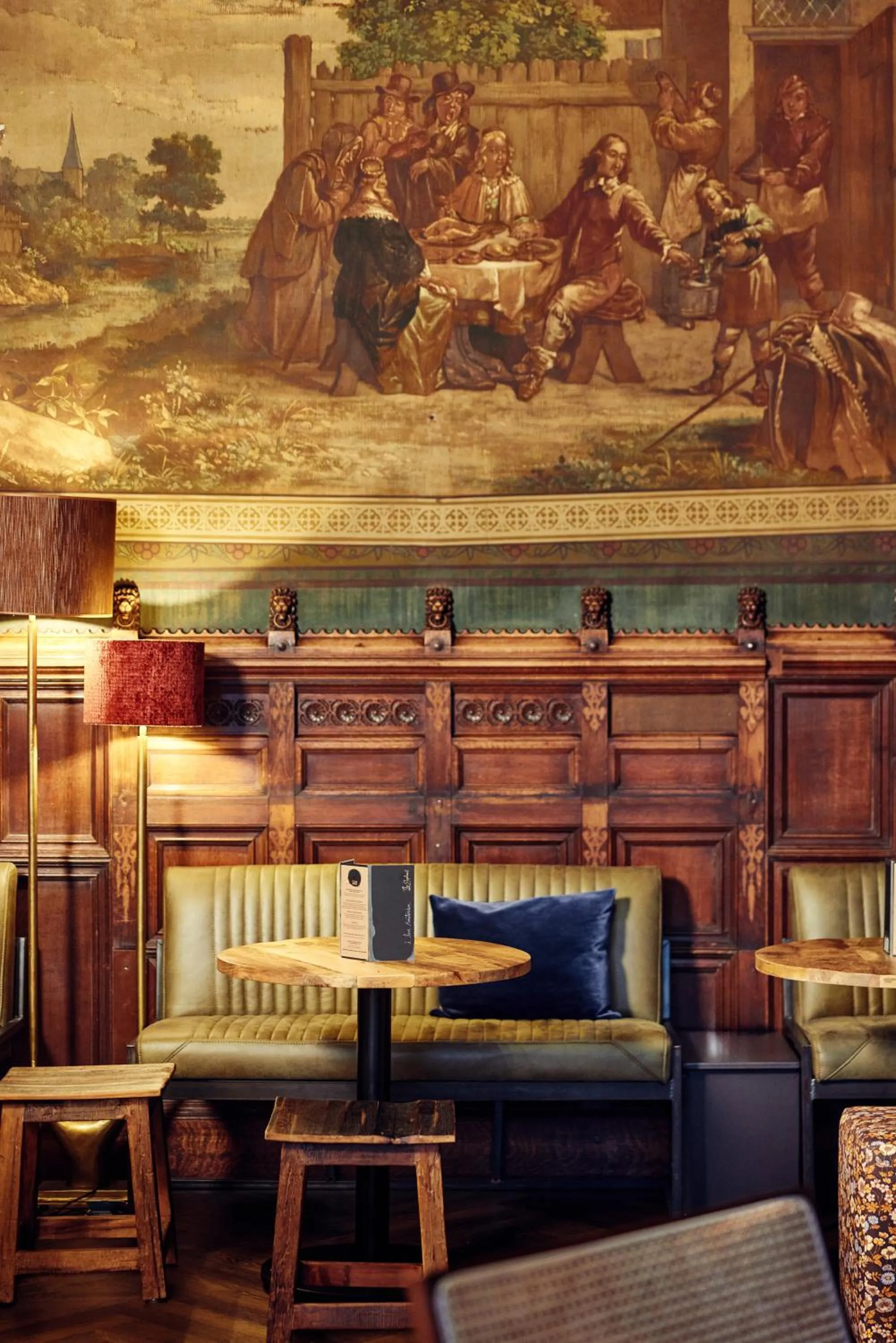 Living room in The Elephant Hostel