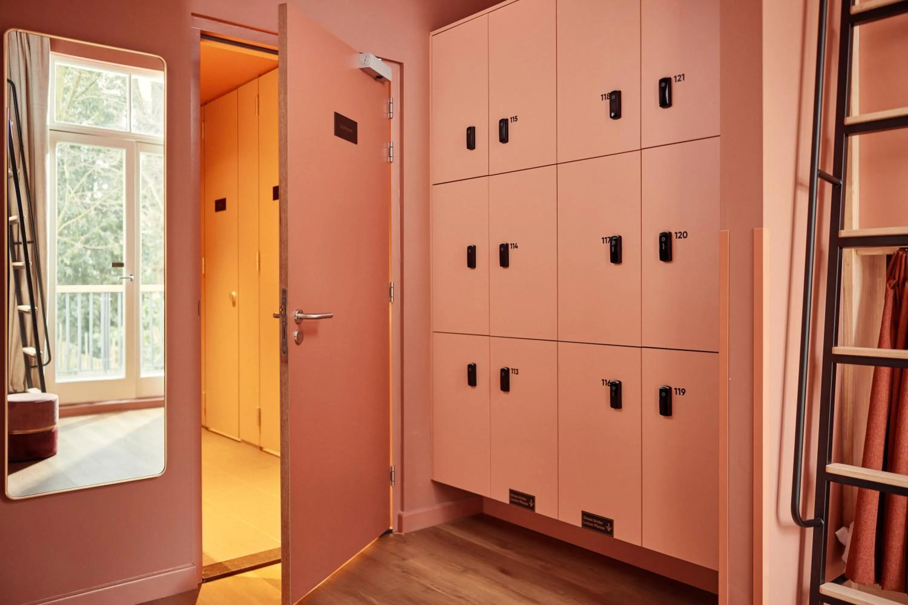 wardrobe in The Elephant Hostel