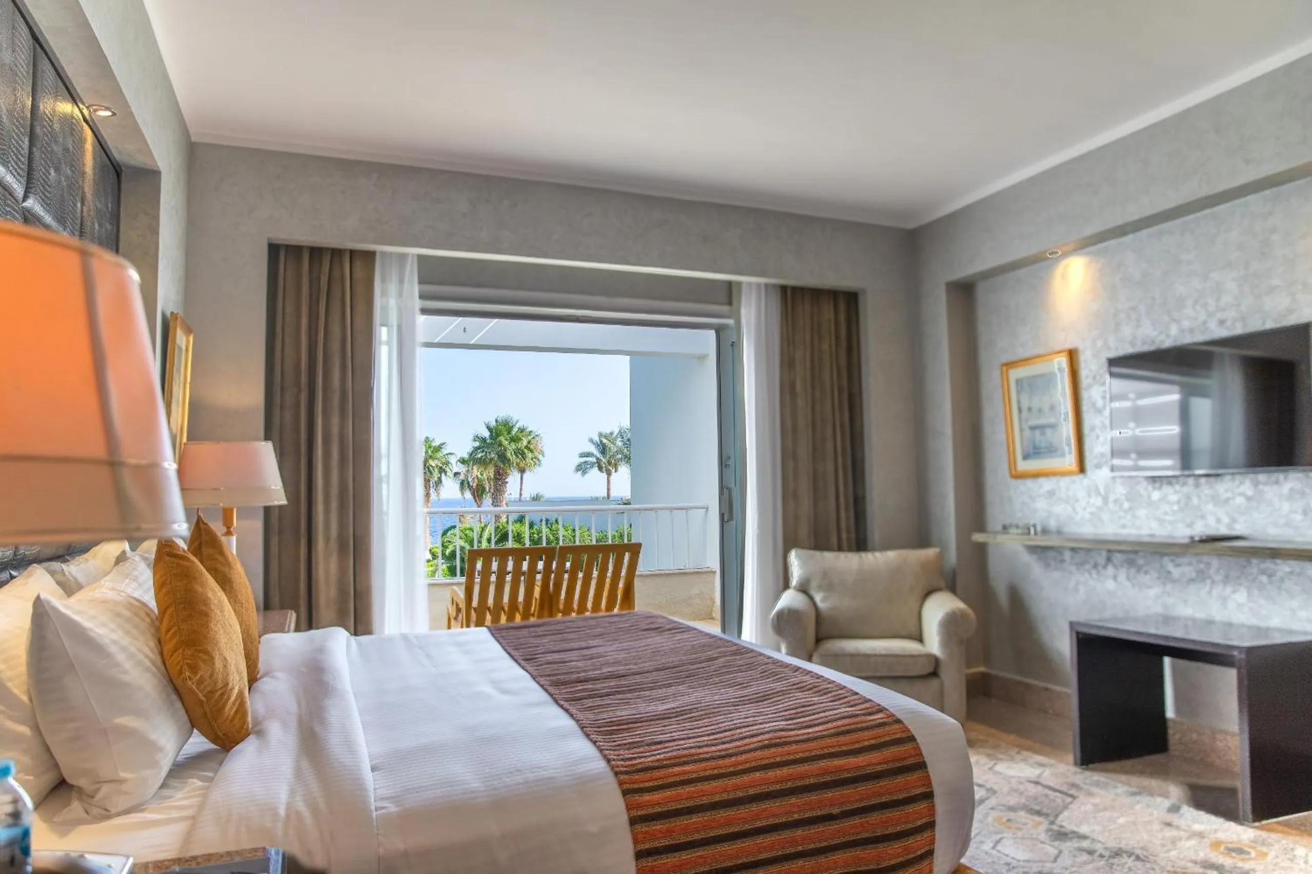 Bedroom, Bed in Royal Monte-Carlo Sharm Resort & SPA