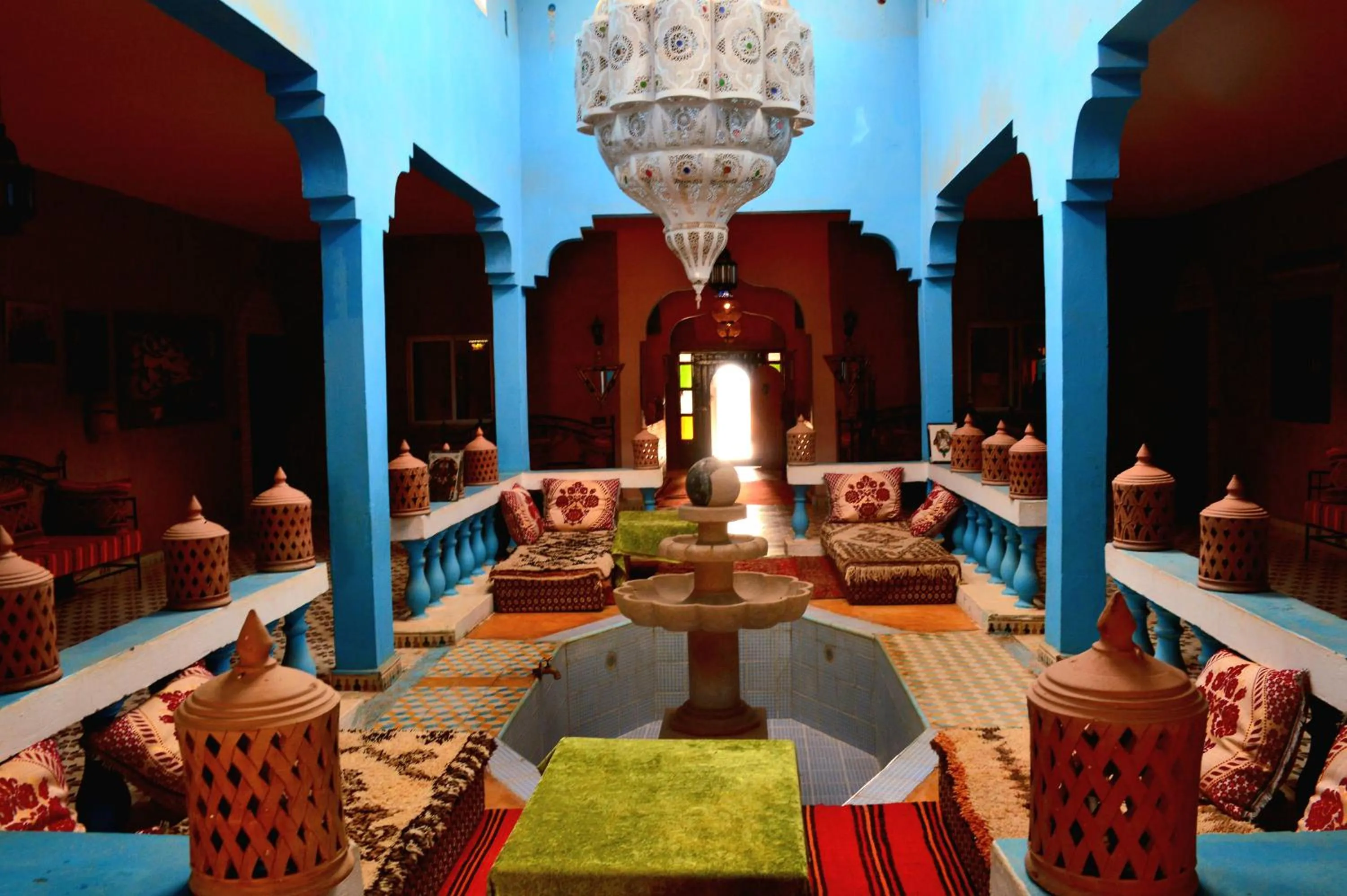 Living room in Kasbah Du Berger & Piscine