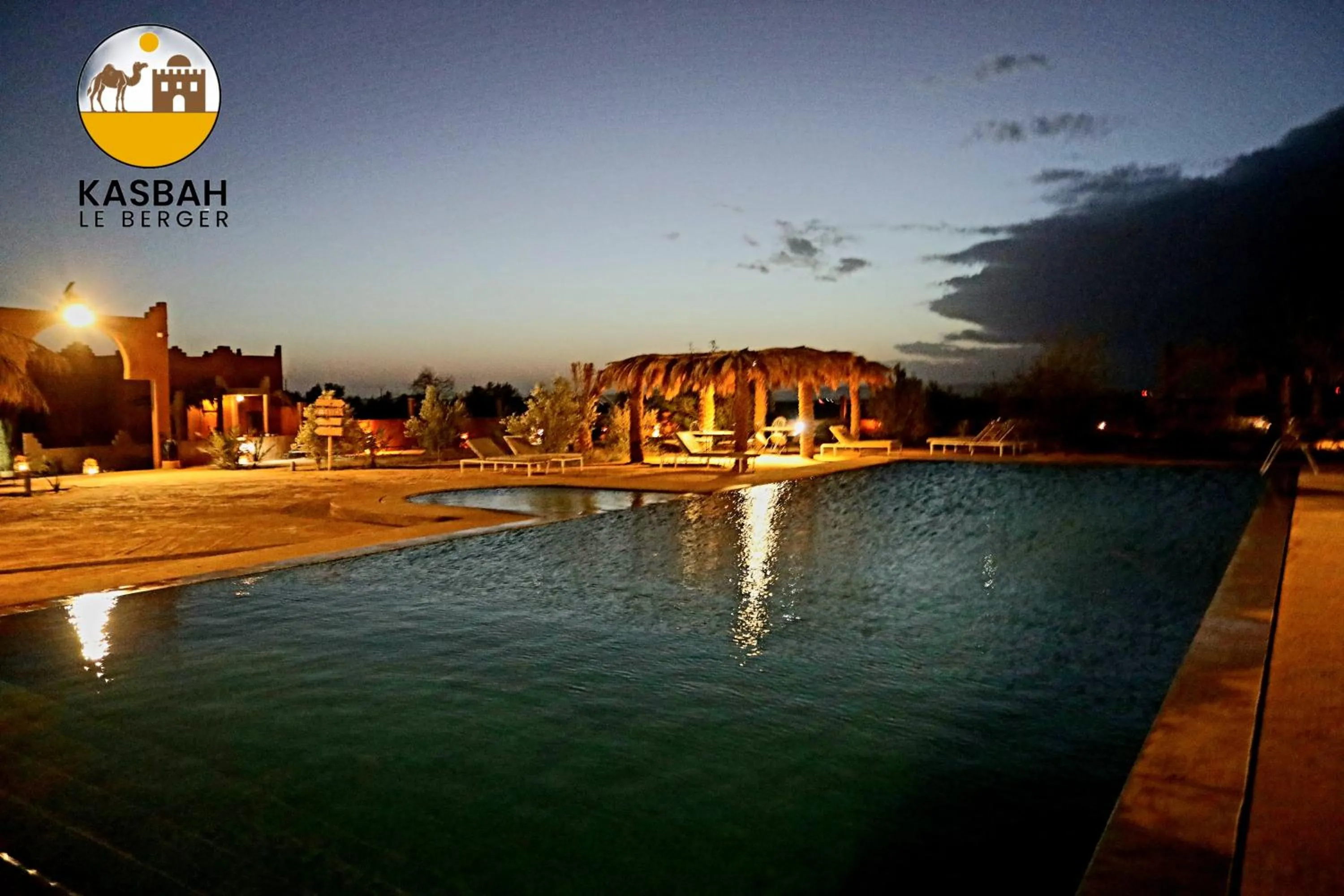 Pool view in Kasbah Du Berger & Piscine