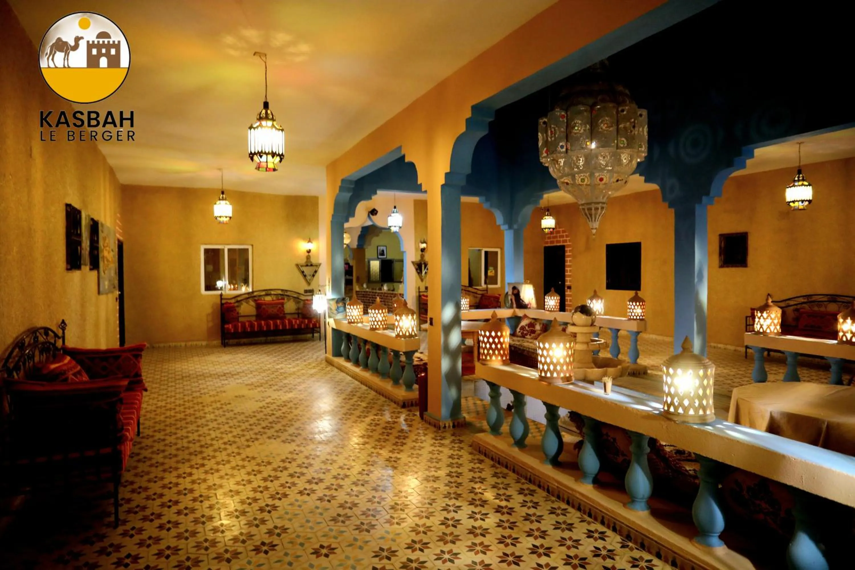 Lobby or reception in Kasbah Du Berger & Piscine