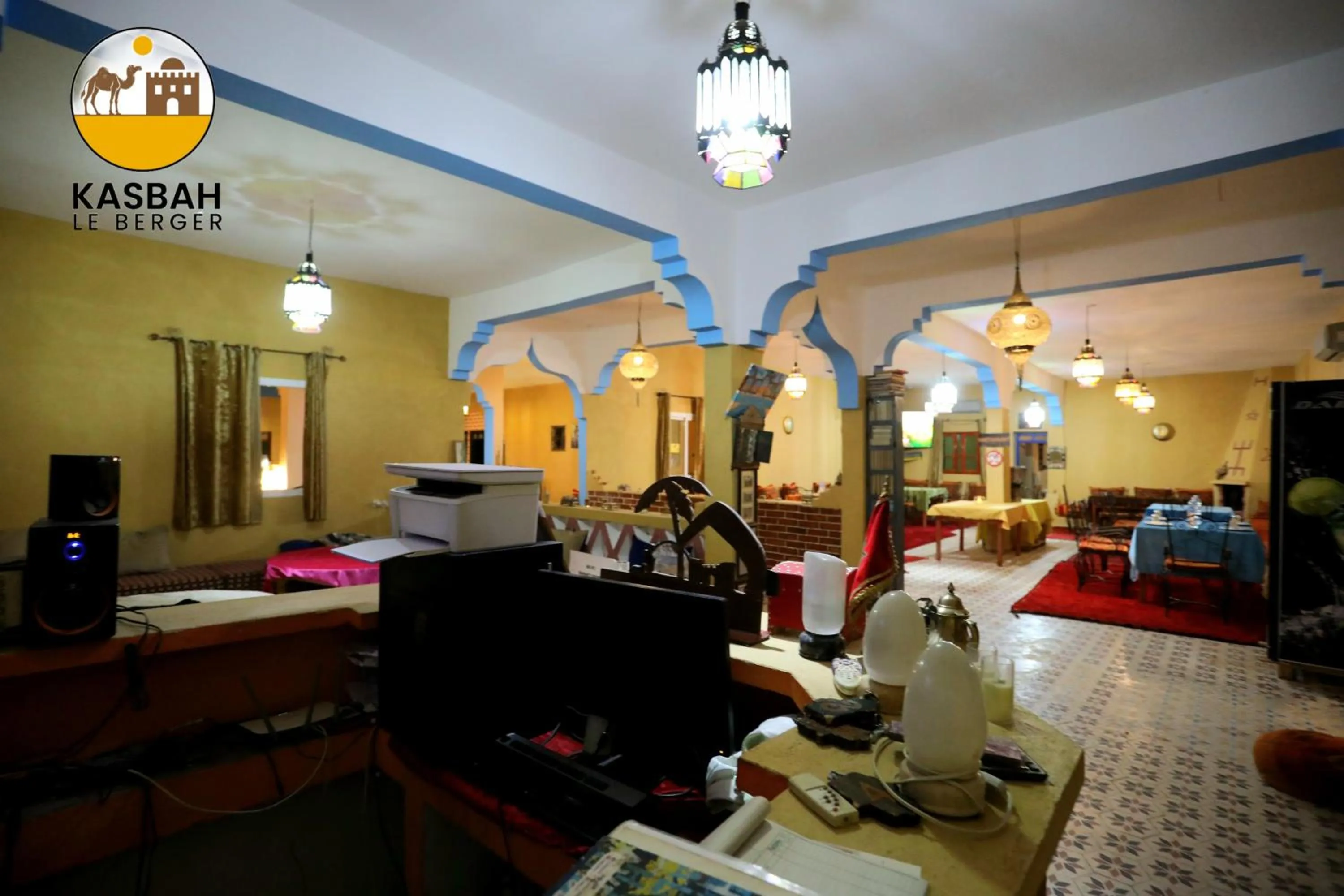 Lobby or reception in Kasbah Du Berger & Piscine