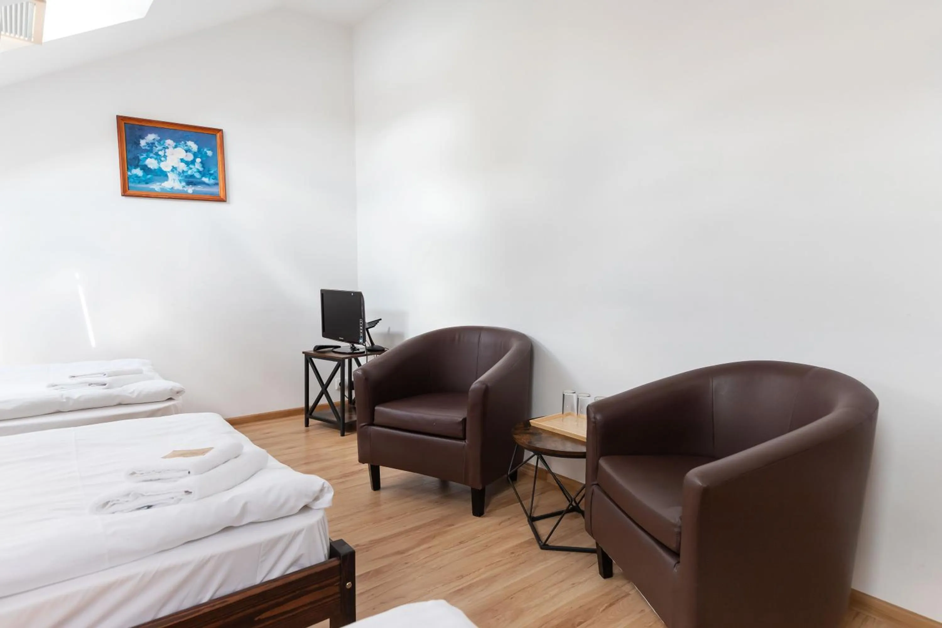 Seating area, Bed in Avanti apgyvendinimas-restoranas