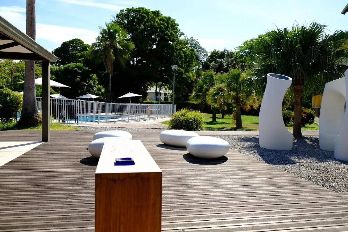 Patio in Grand Hotel Montabo