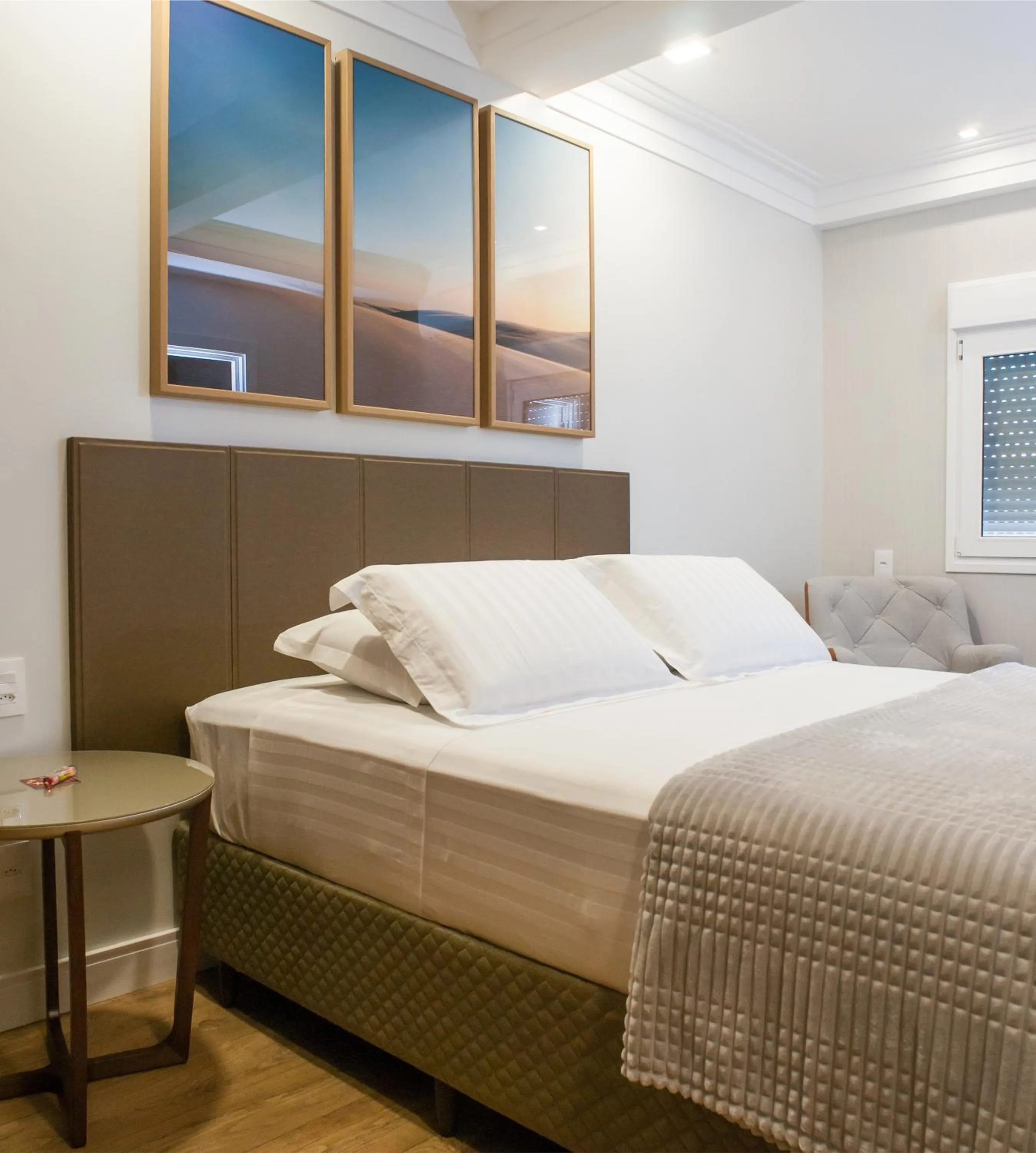 Bed in Hotel Kindermann