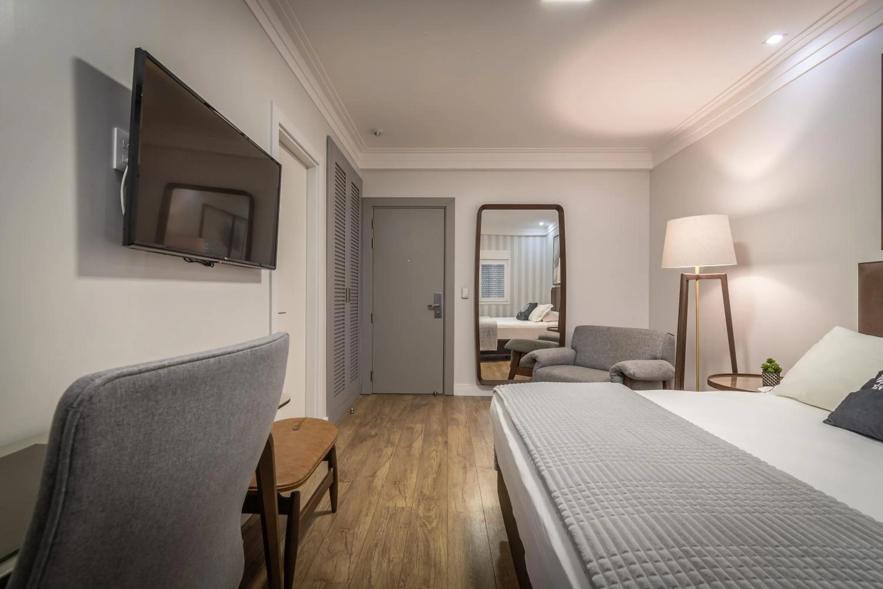 hair dresser, Bed in Hotel Kindermann