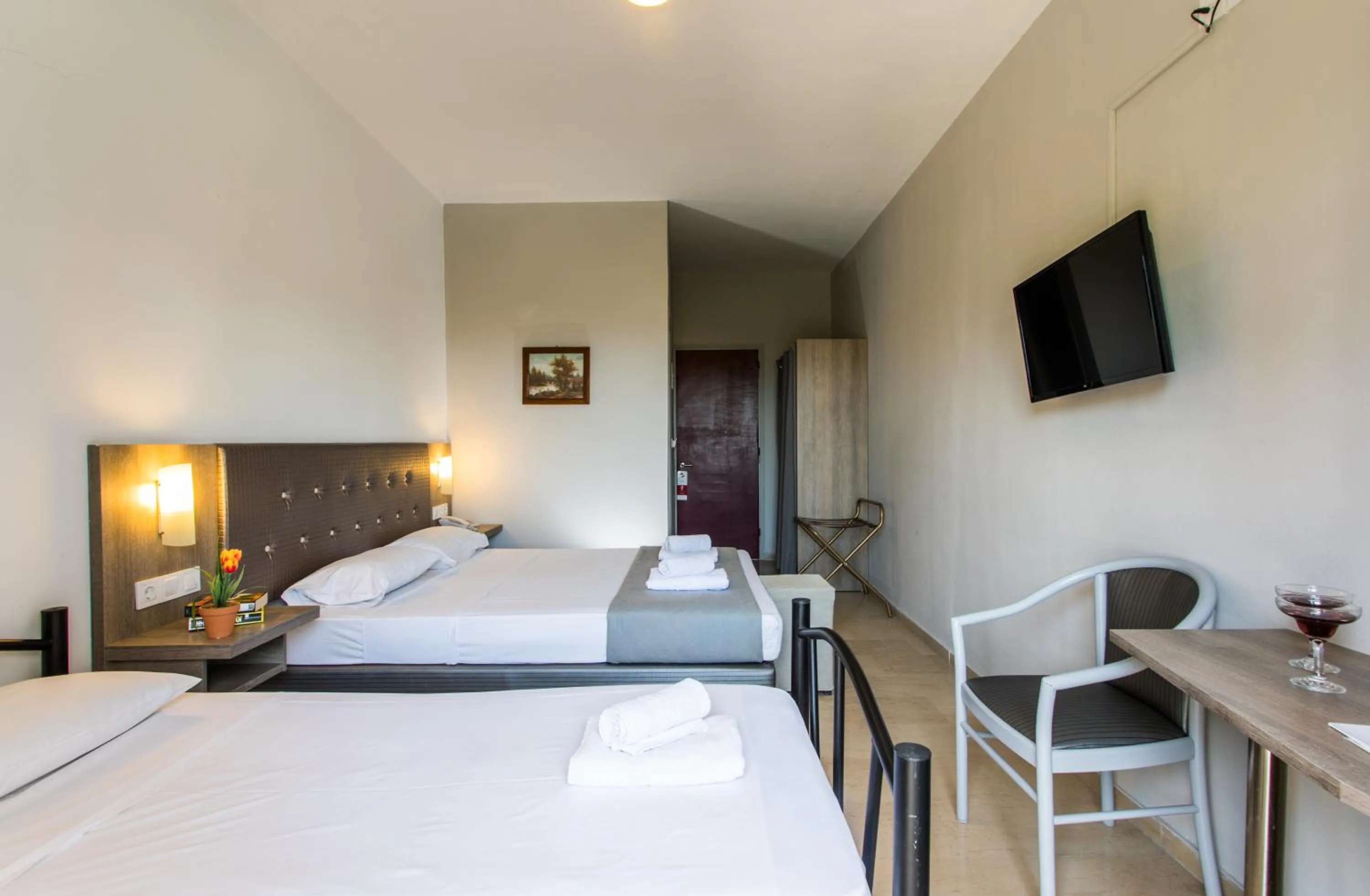 Bedroom, Bed in Silver Bay Hotel Kontokali Corfu