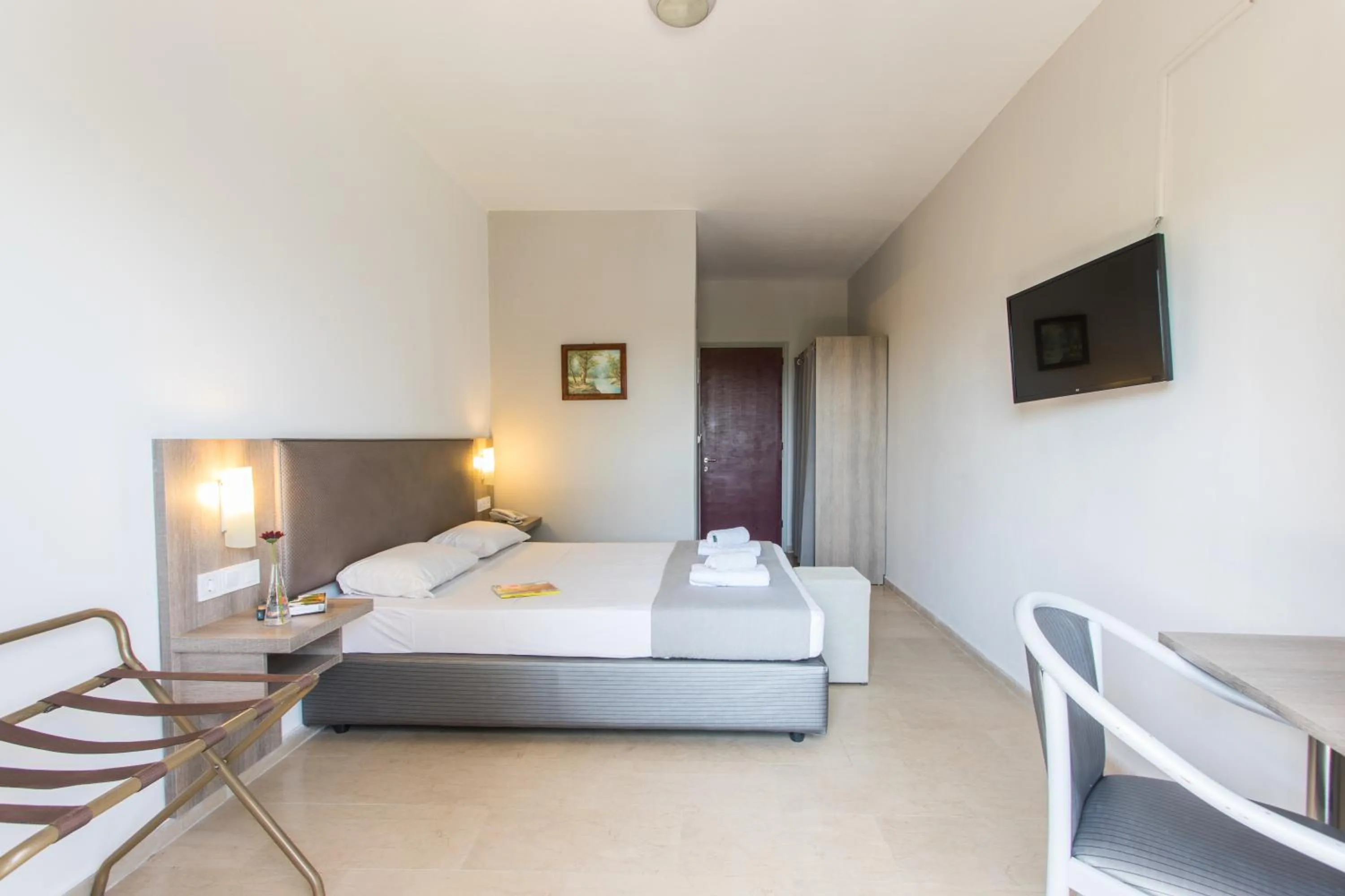 Bedroom, Bed in Silver Bay Hotel Kontokali Corfu