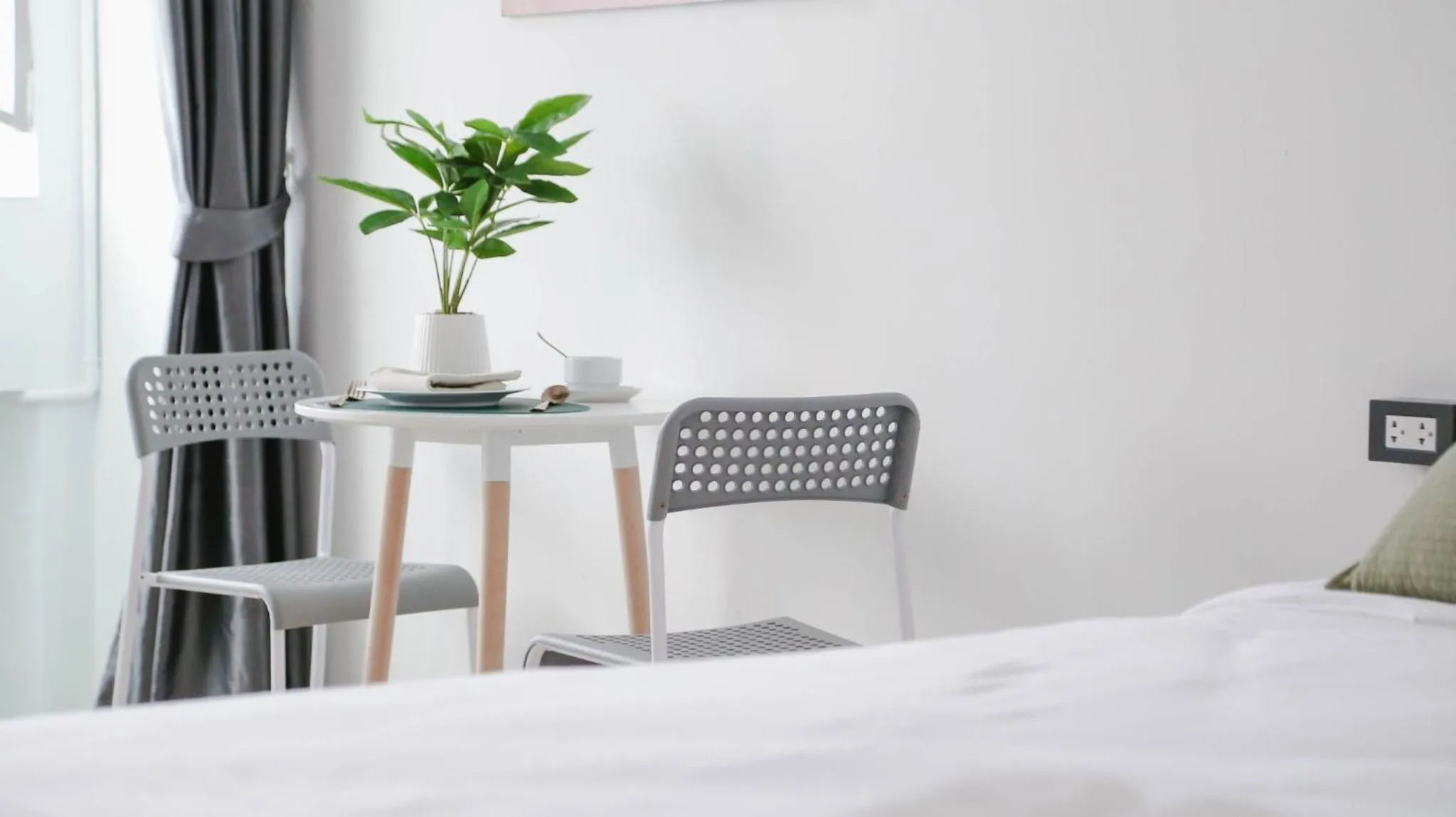 Photo of the whole room, Bed in Chana Bangkok Hotel