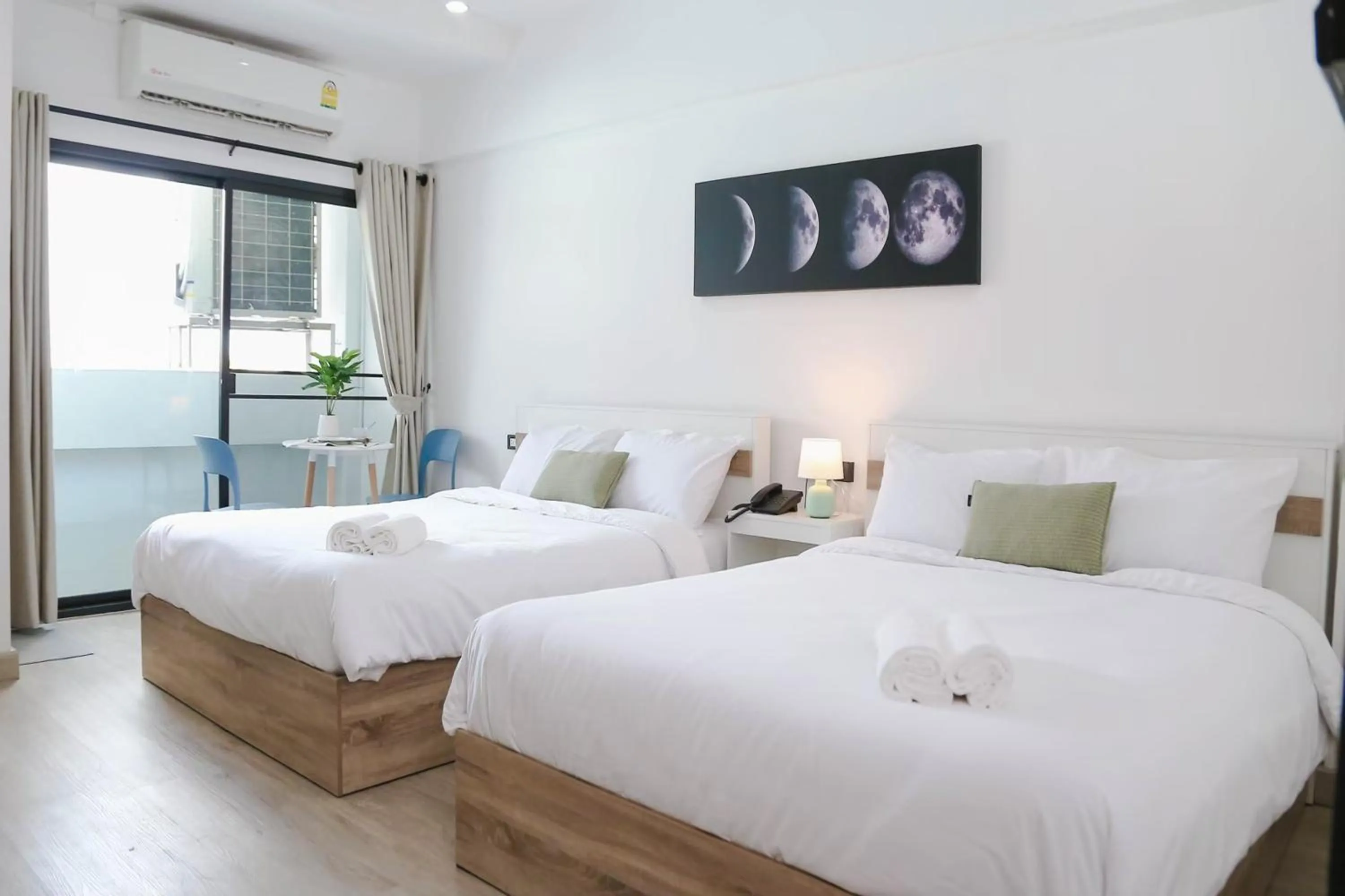 Bed in Chana Bangkok Hotel