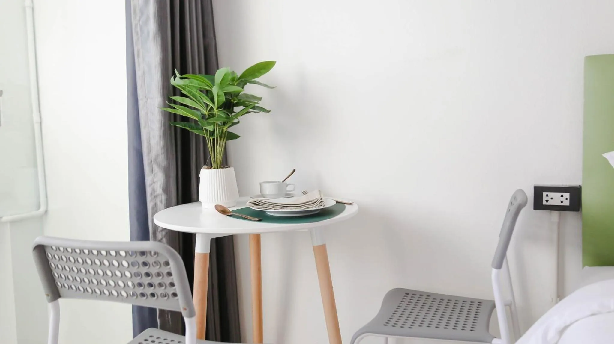 Photo of the whole room, Bed in Chana Bangkok Hotel