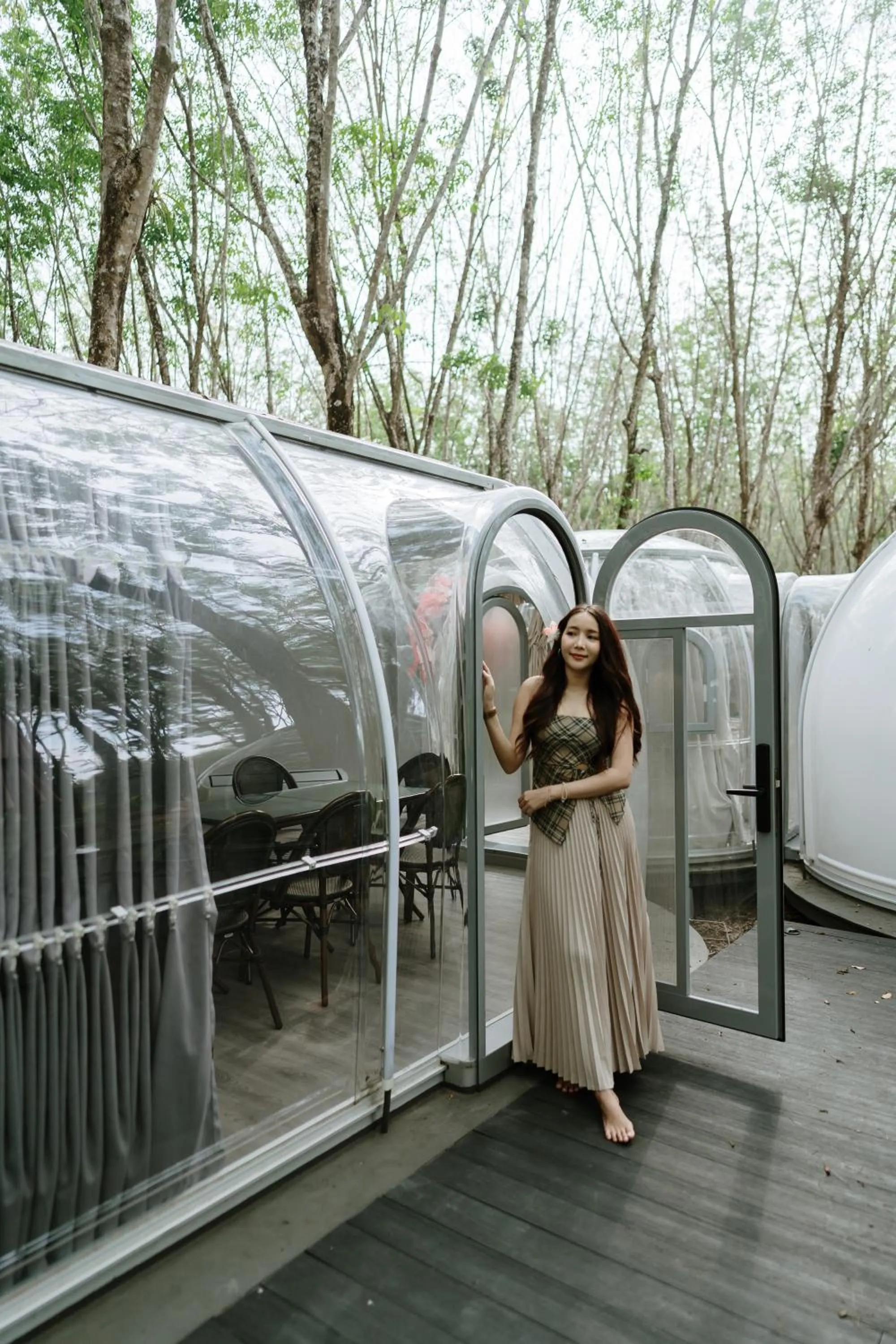 Garden view in Timber Society Boutique Hideaway