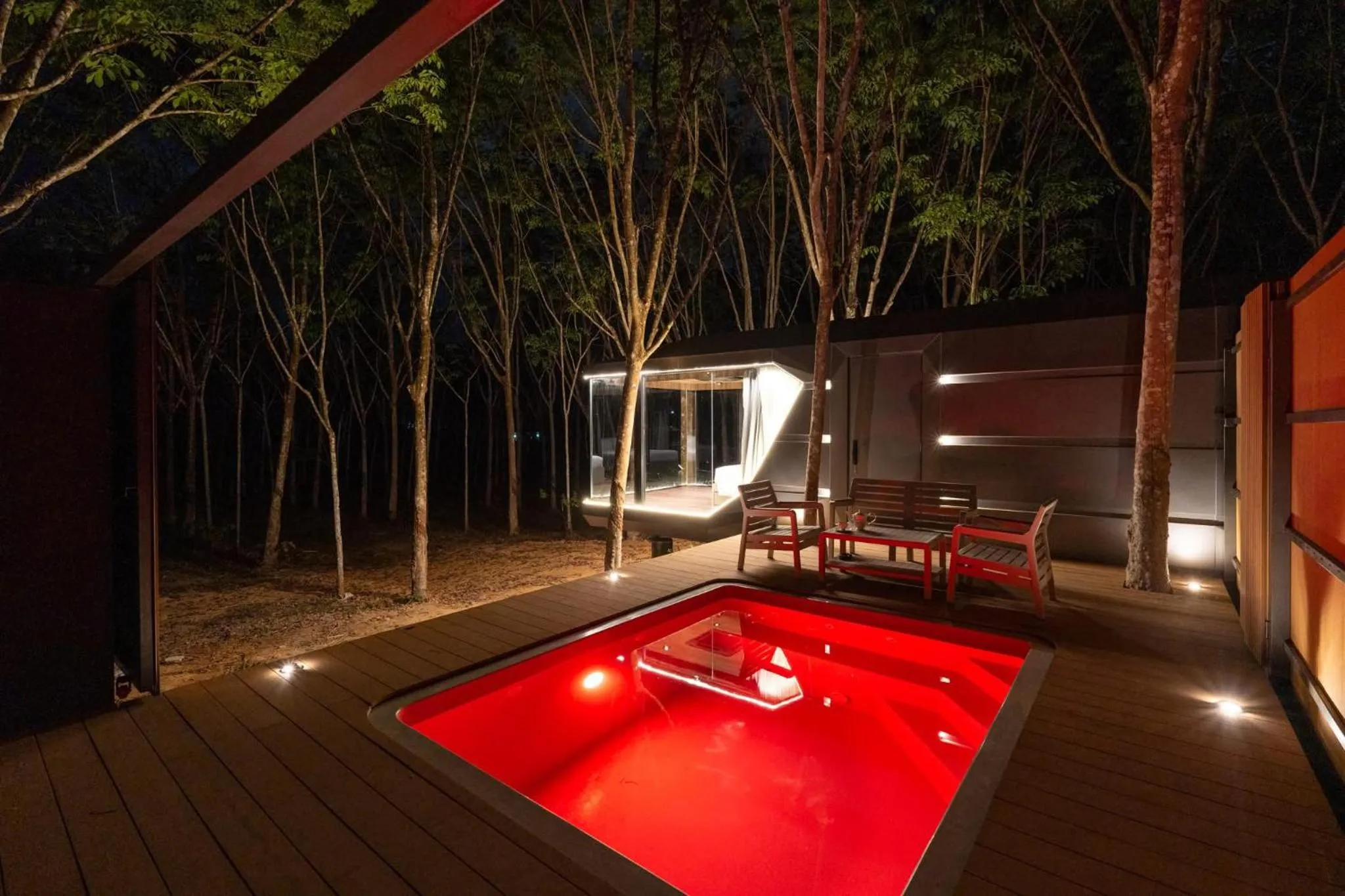 Patio in Timber Society Boutique Hideaway