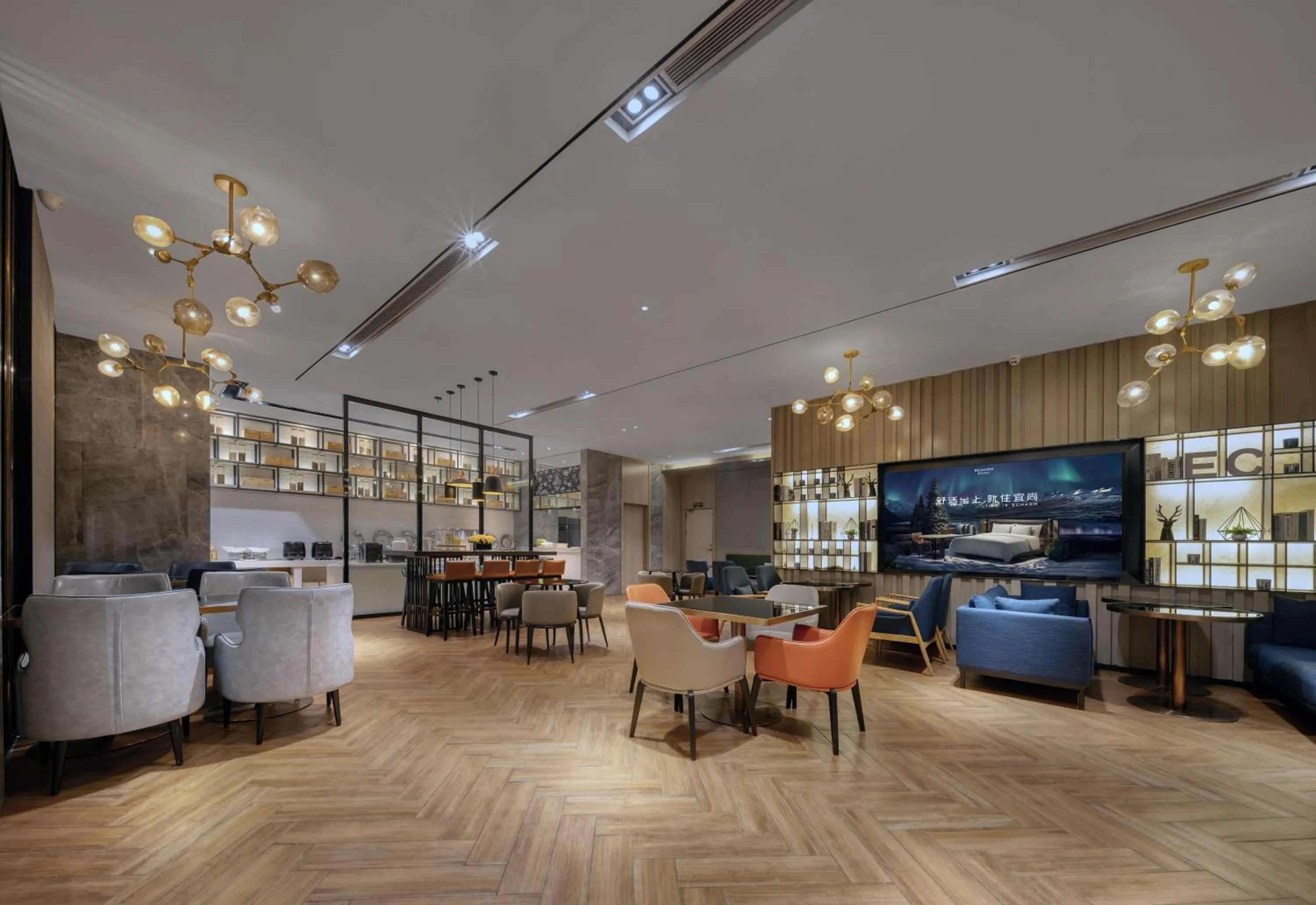 Restaurant/places to eat in Echarm International Hotel Nanzhou Metro Station Branch