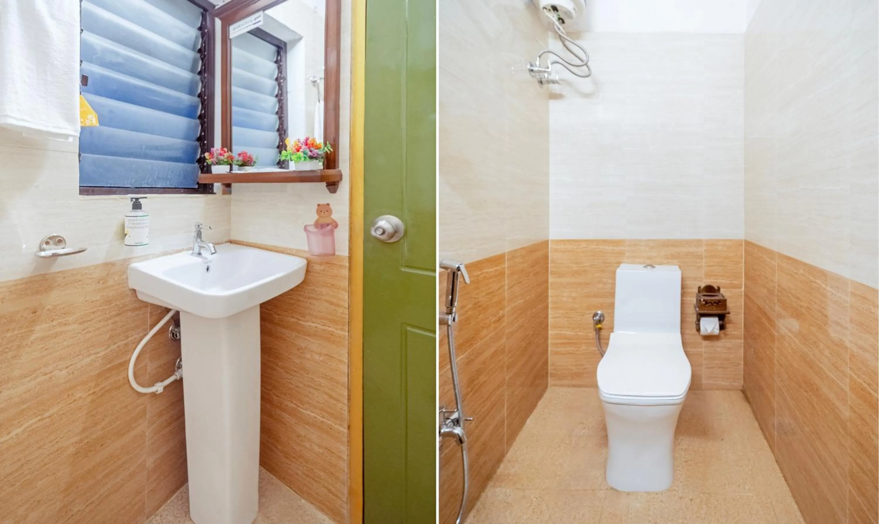 Bathroom in Treebo Kashvijoy, 7 Km From Kamakhya Temple