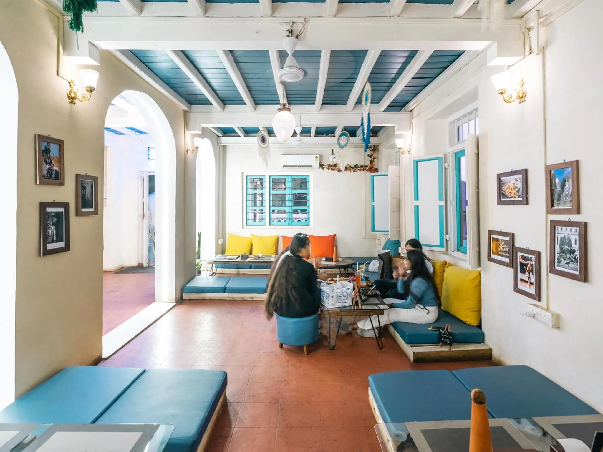 People in Moustache Daman