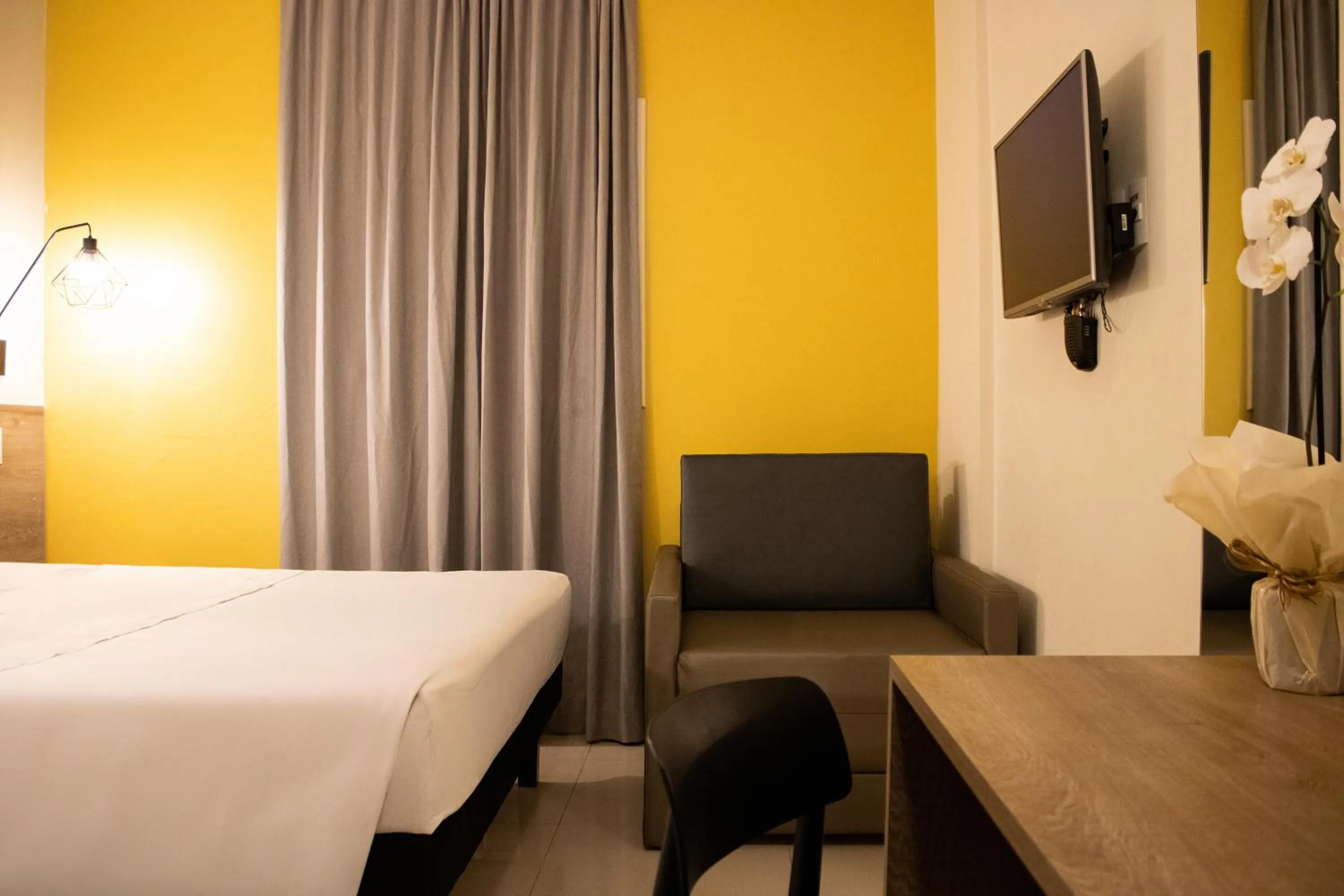 Bedroom, Bed in Hotel Euro Suite São Jose do Rio Preto by Nacional Inn